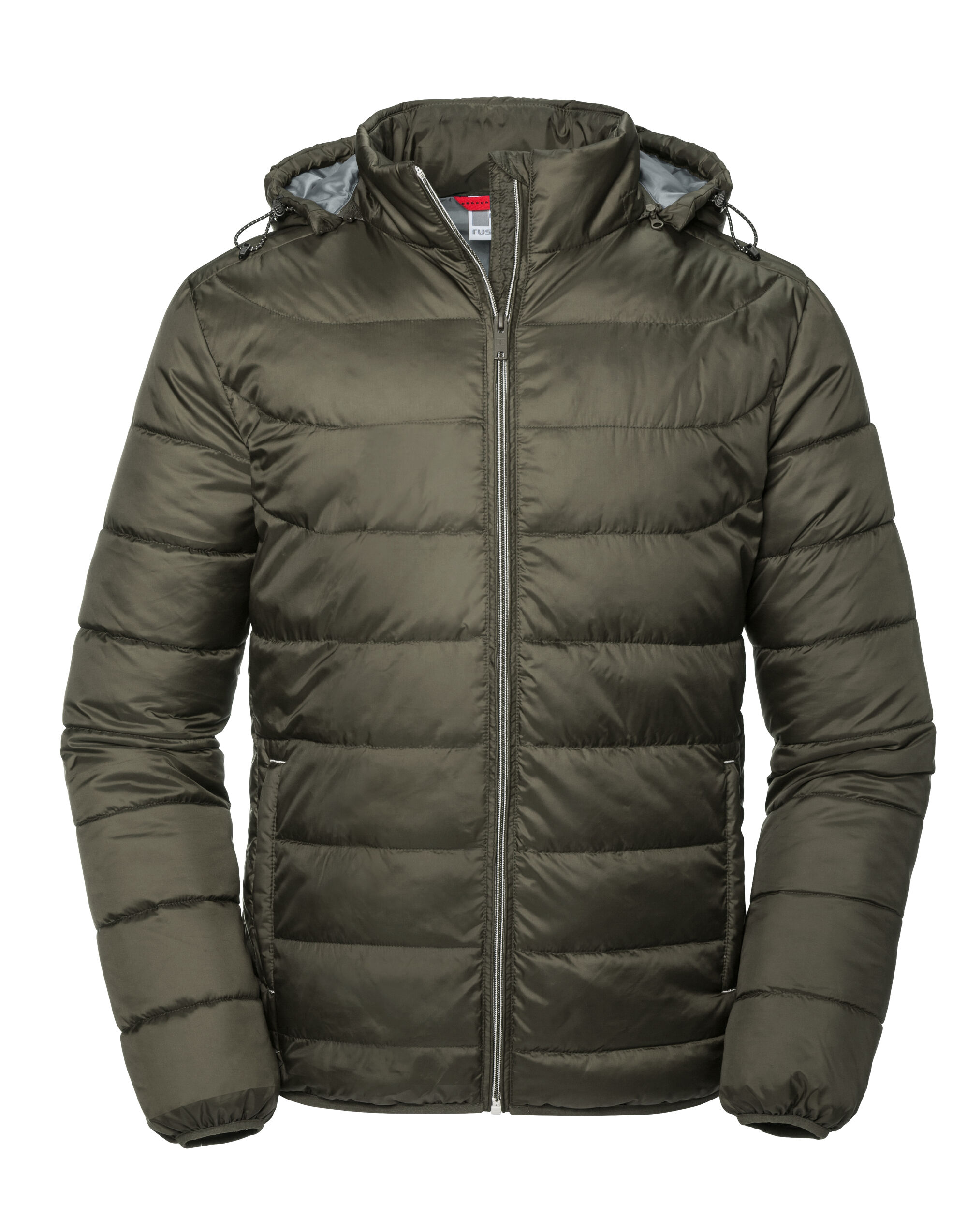 R440M Dark Olive Men’s Hooded Nano Jacket