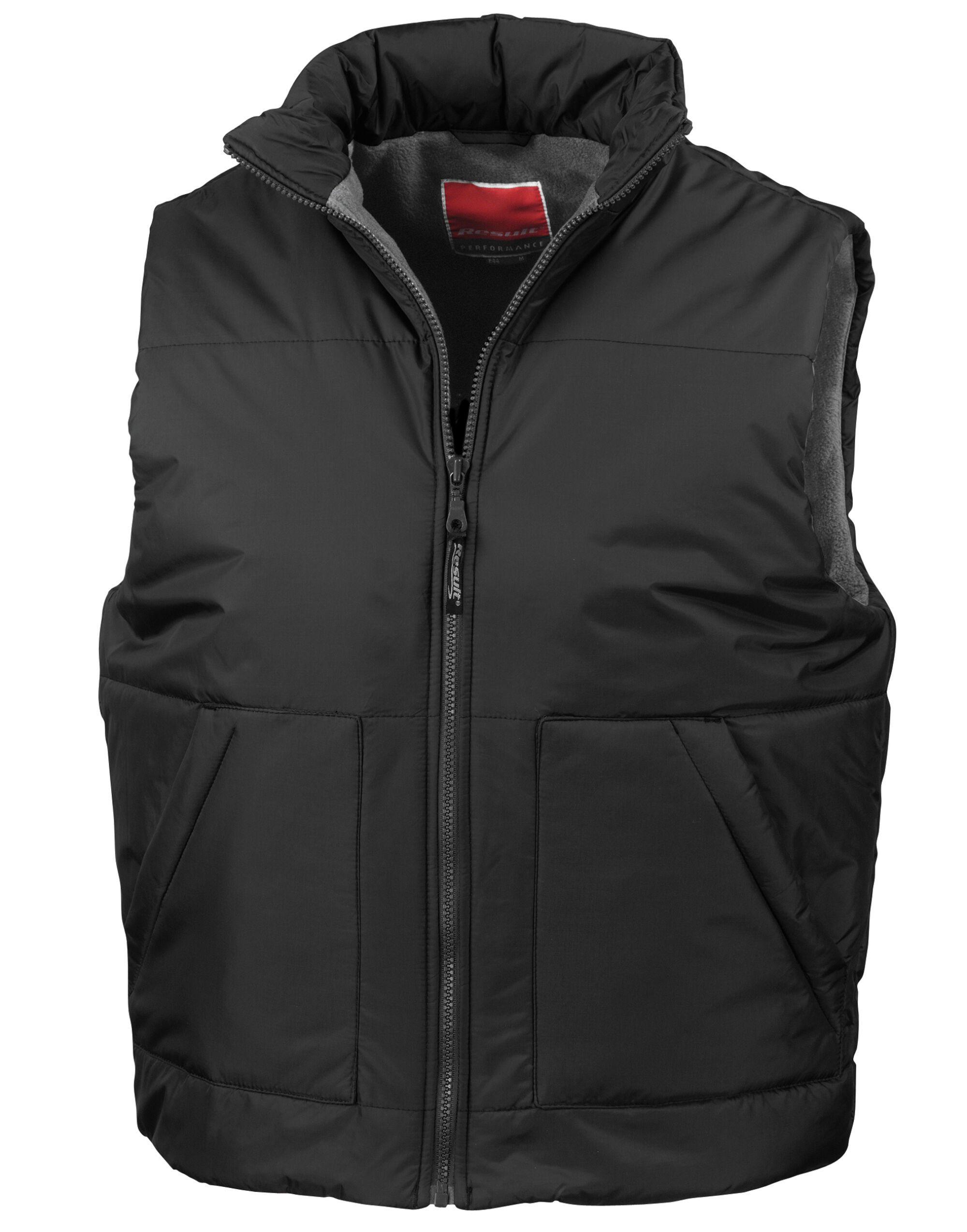 R44X Fleece Lined Bodywarmer Black R44X Fleece Lined Bodywarmer Black
