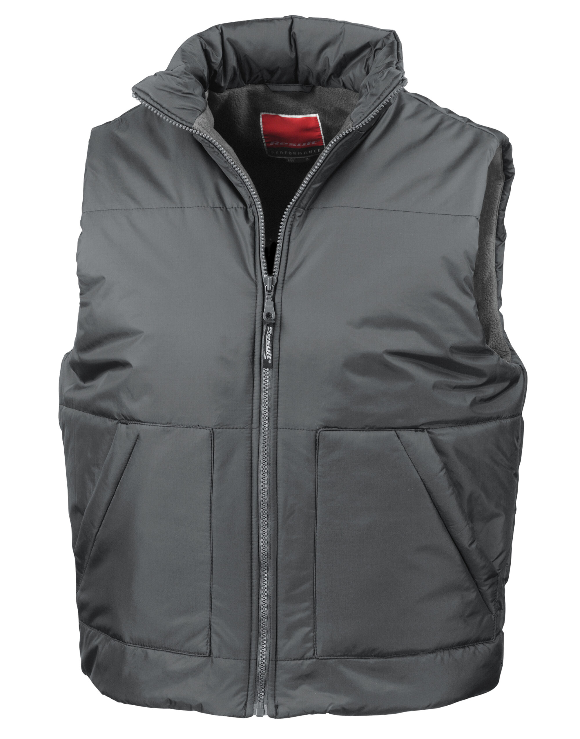 R44X Fleece Lined Bodywarmer Dark Grey