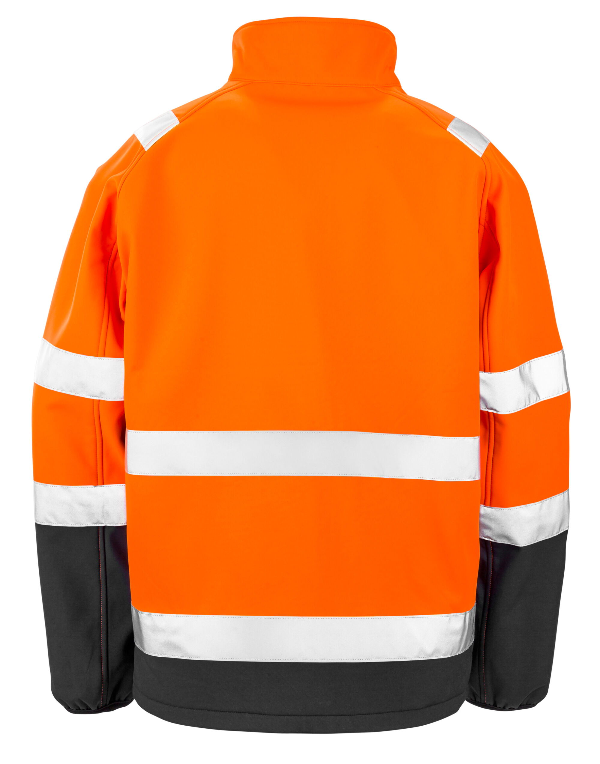 R450X Fluorescent Orange/Black Printable Safety Softshell