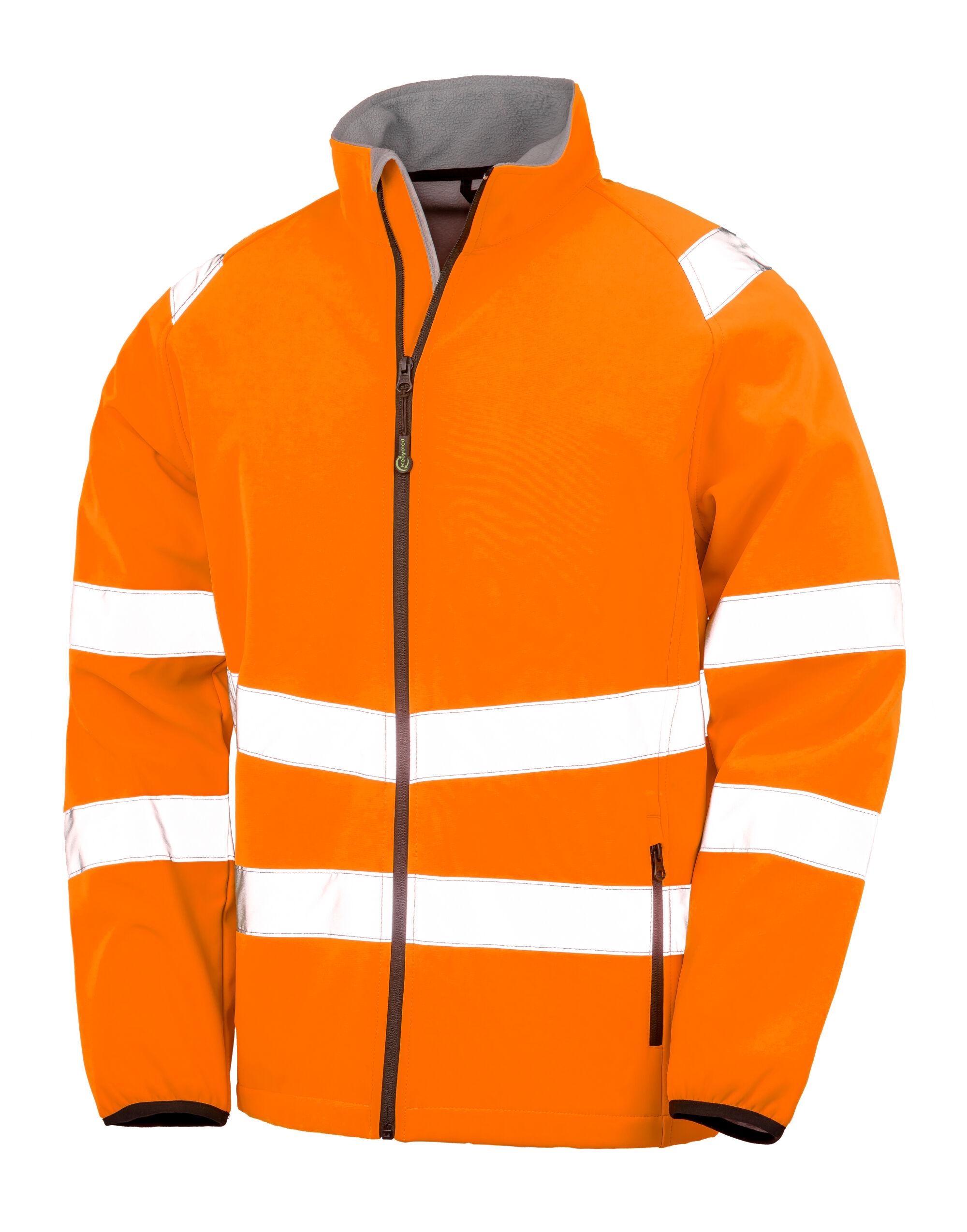 R505X Fluoresent Orange Recycled Printable Safety Softshell