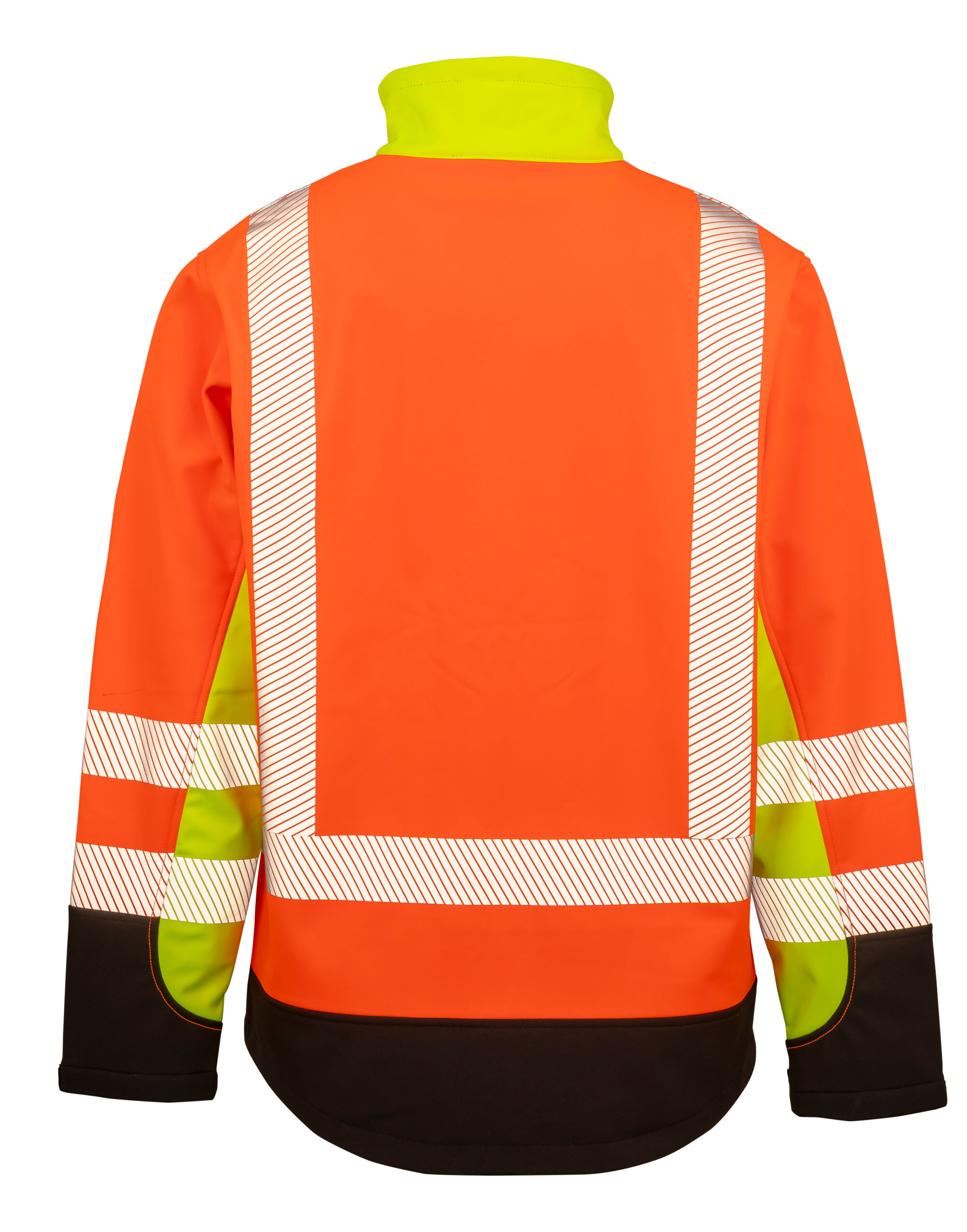 R506X 3-layer Printable 3-Tone Safety Softshell Fluor Yellow/Fluor Orange/Black