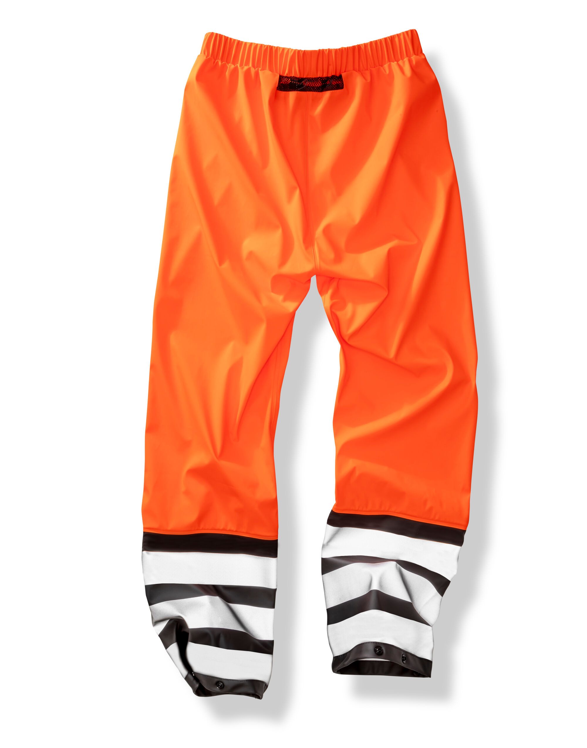 R508X Fluorescent Orange/Black Heavy Duty Prism PU Safe & Dry Trouser With Recycled Backing