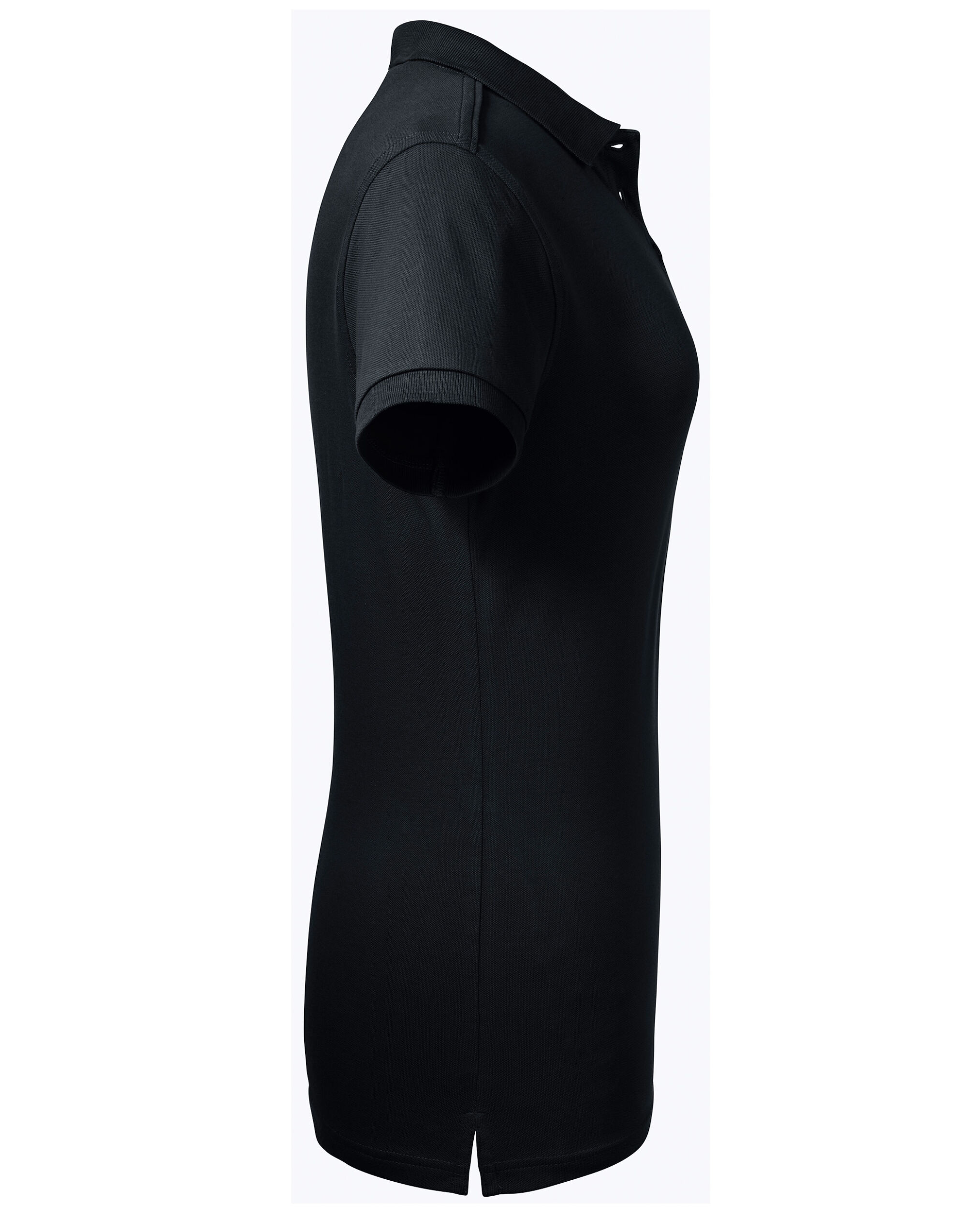 R567F Ladies’ Tailored Stretch Polo Black