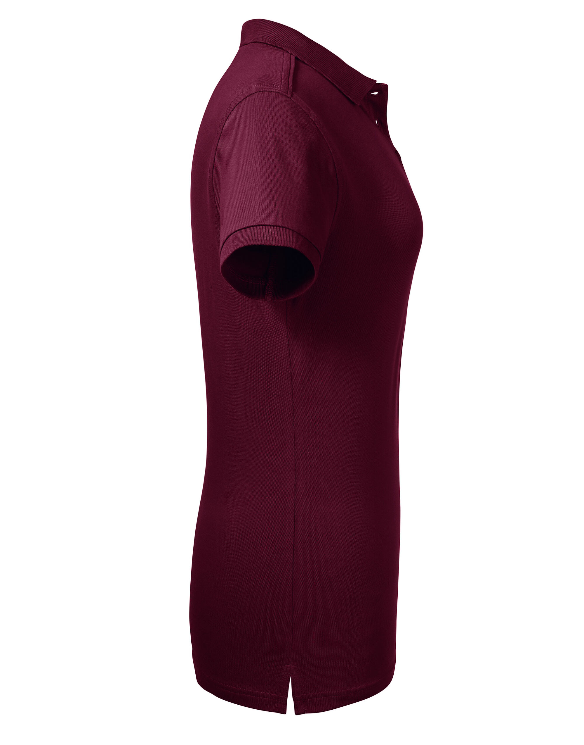 R567F Ladies’ Tailored Stretch Polo Burgundy
