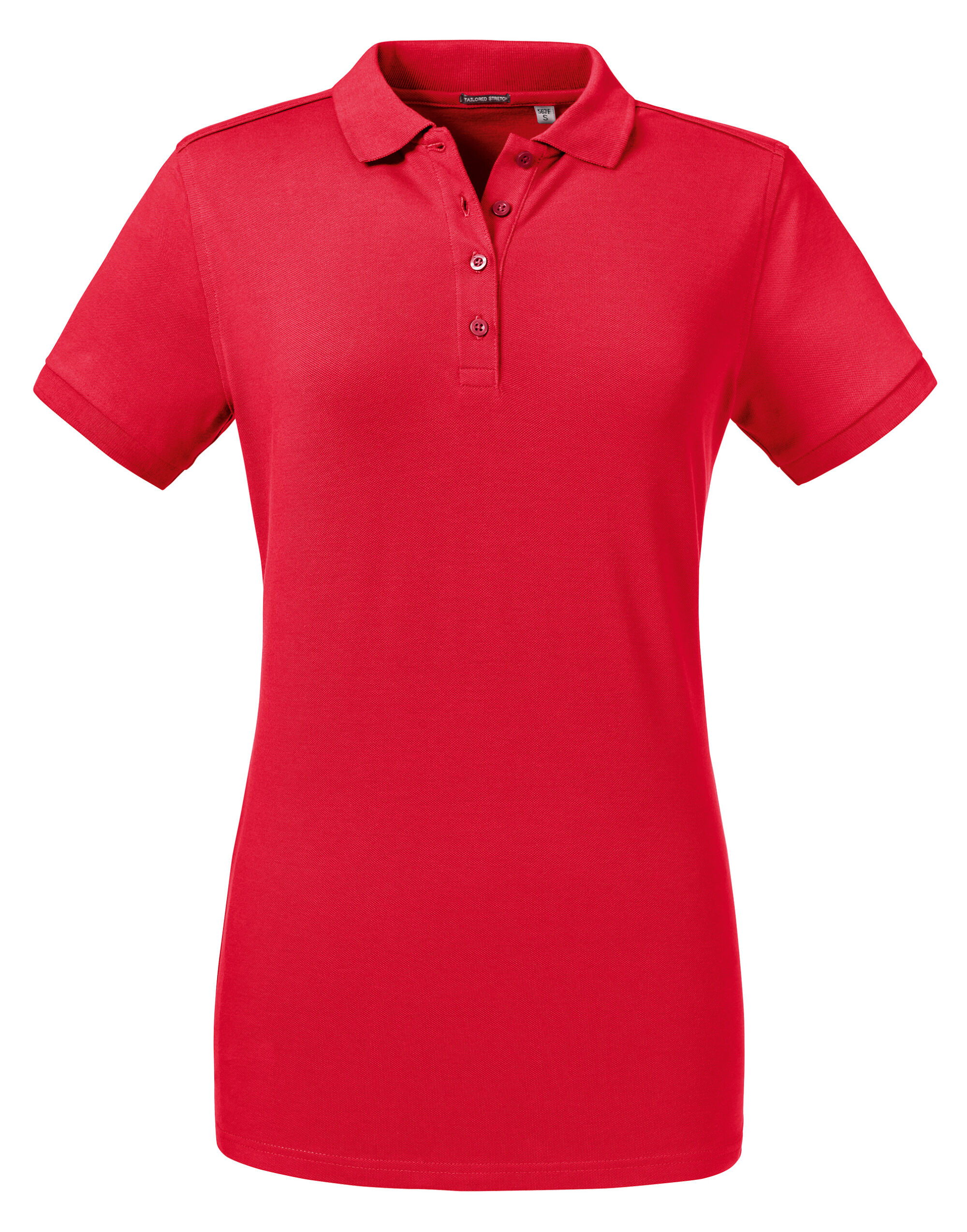 R567F Ladies’ Tailored Stretch Polo Classic Red