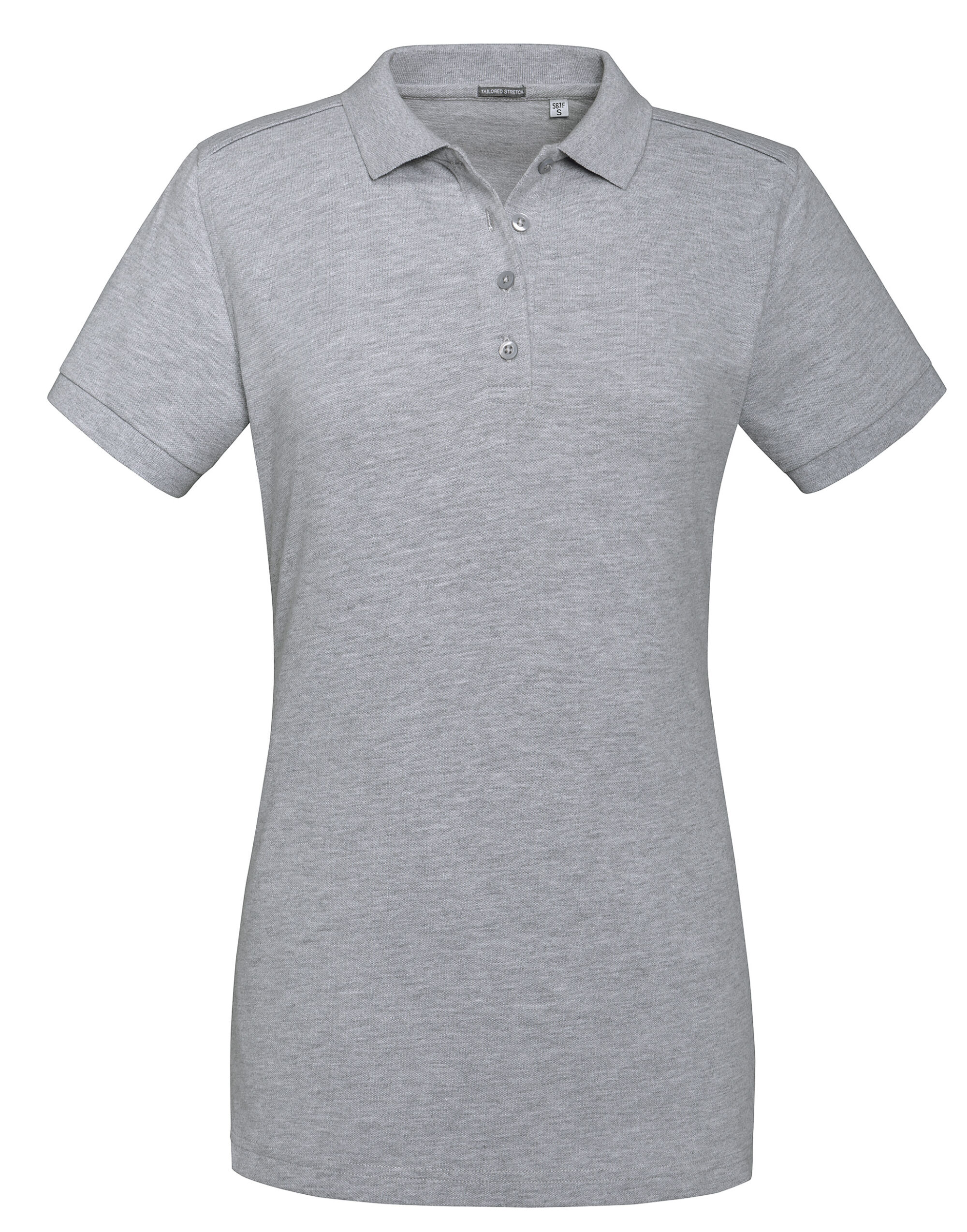 R567F Ladies’ Tailored Stretch Polo Light Oxford