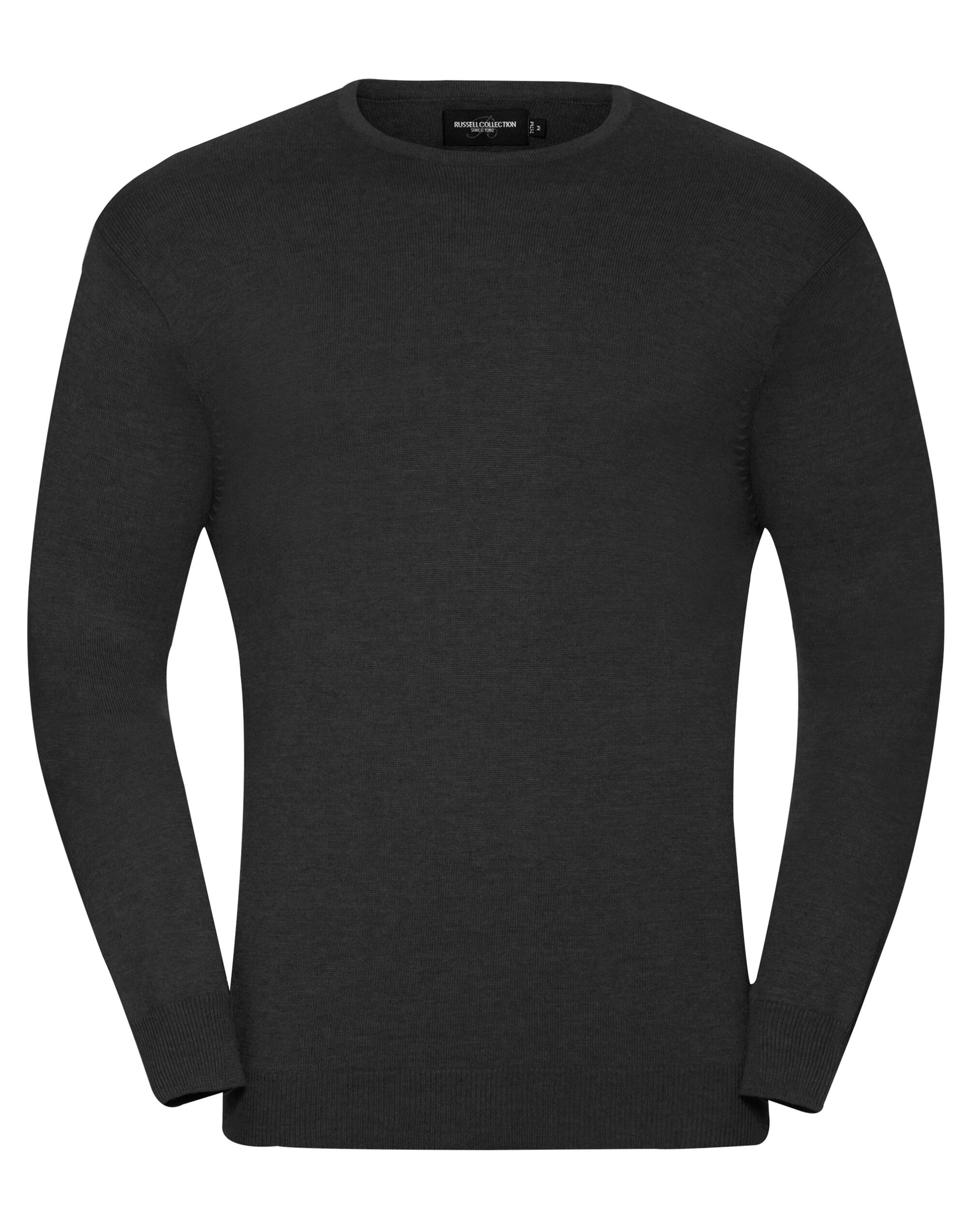R717M Men’s Crew Neck Knitted Pullover Black R717M Men’s Crew Neck Knitted Pullover Black