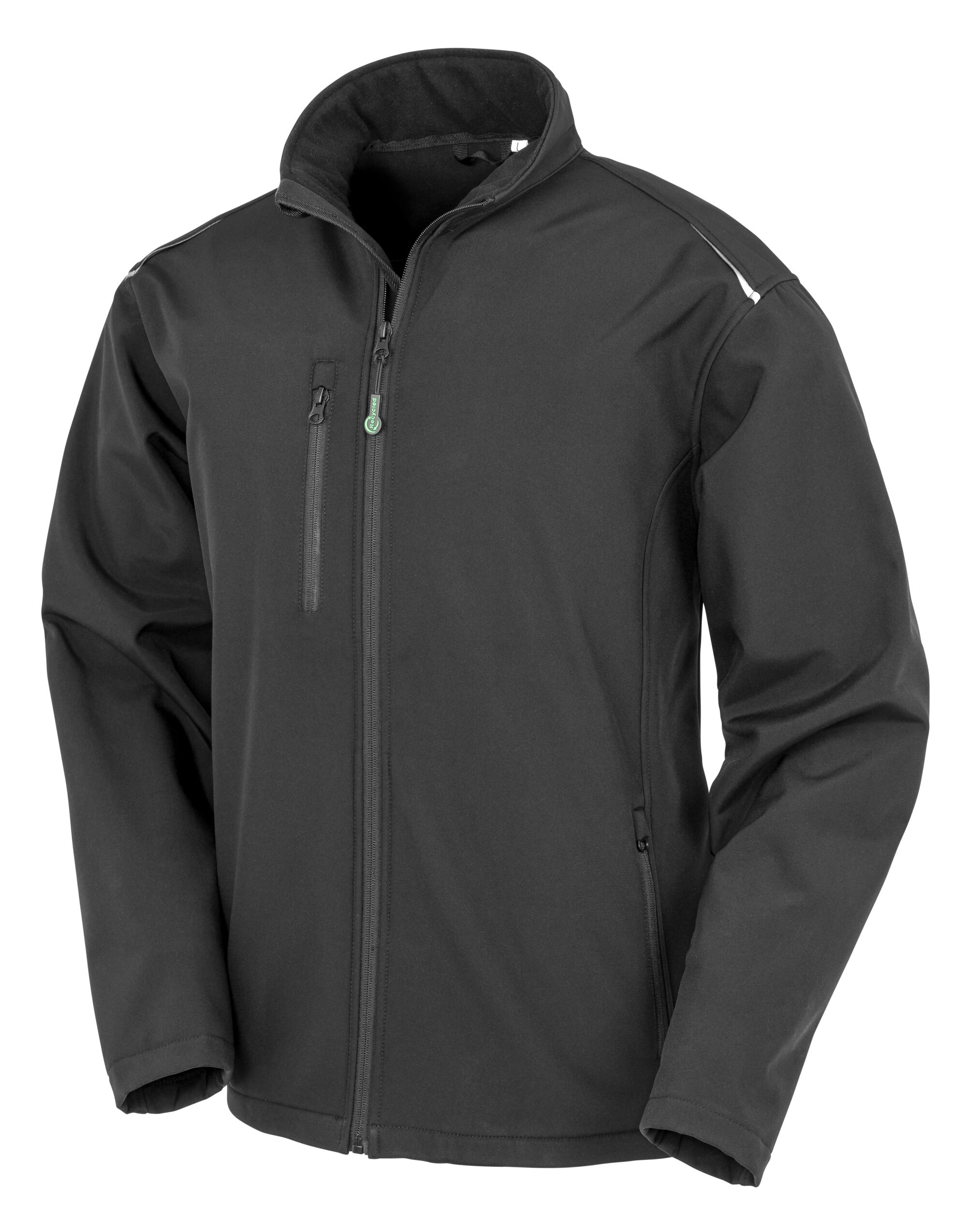 R900X Black Recycled 3-Layer Printable Softshell Jacket