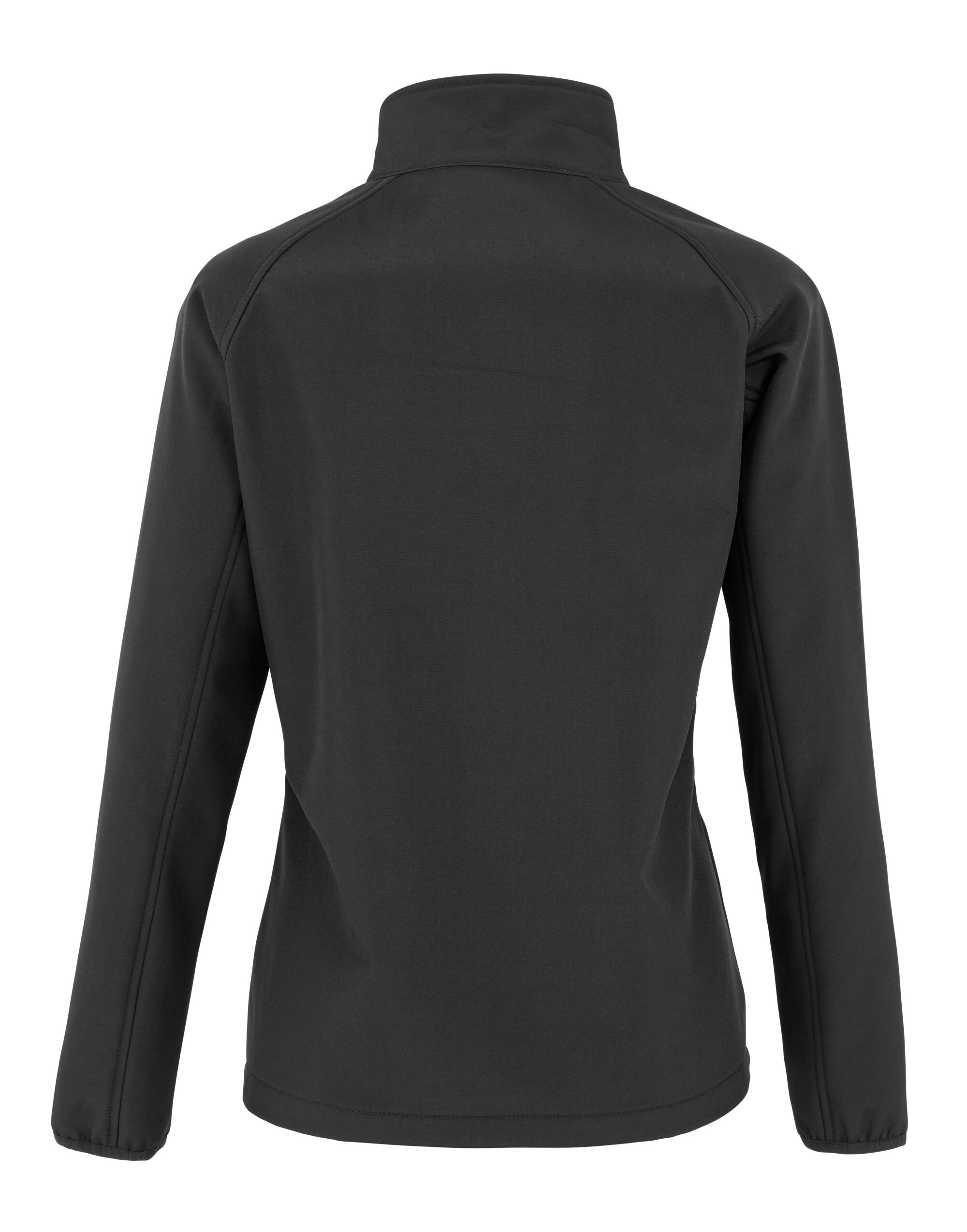 R901F Black Ladies’ Recycled 2-Layer Printable Softshell
