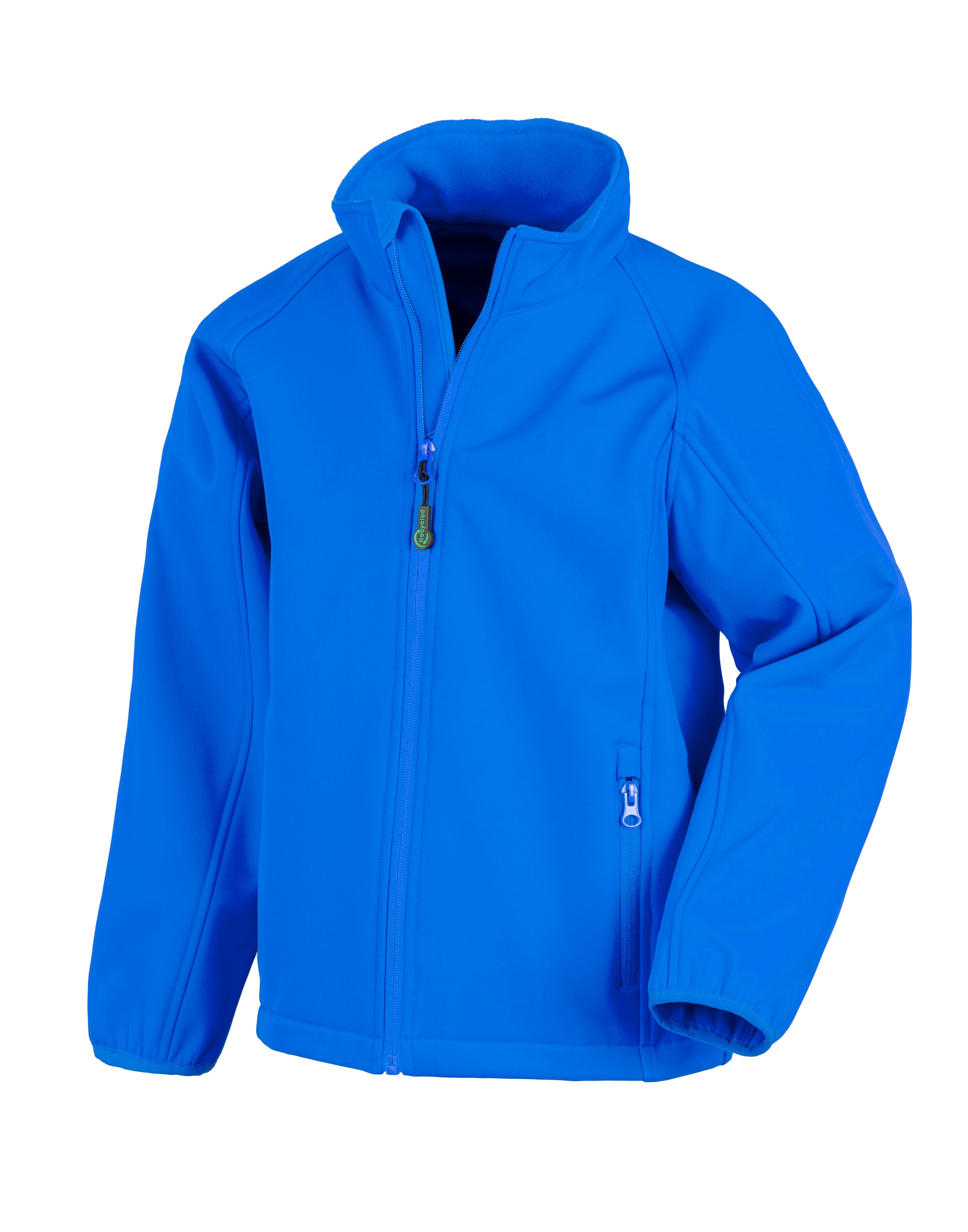 R901JY Recycled 2-Layer Printable Junior & Youth Softshell Jacket Royal Blue