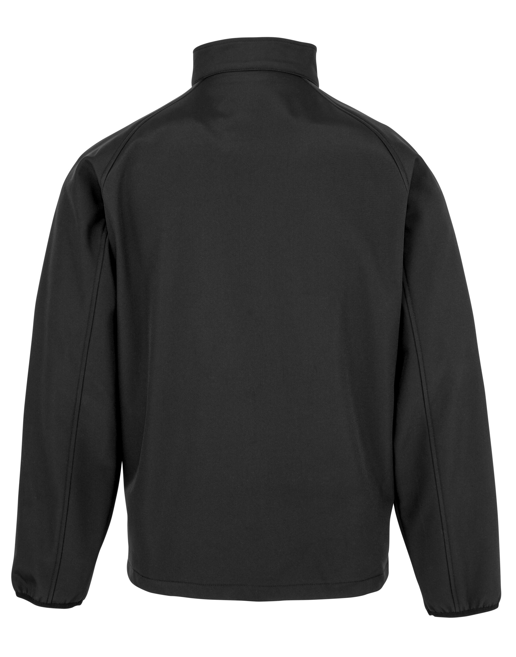 R901M Black Men’s Recycled 2-Layer Printable Softshell Jacket