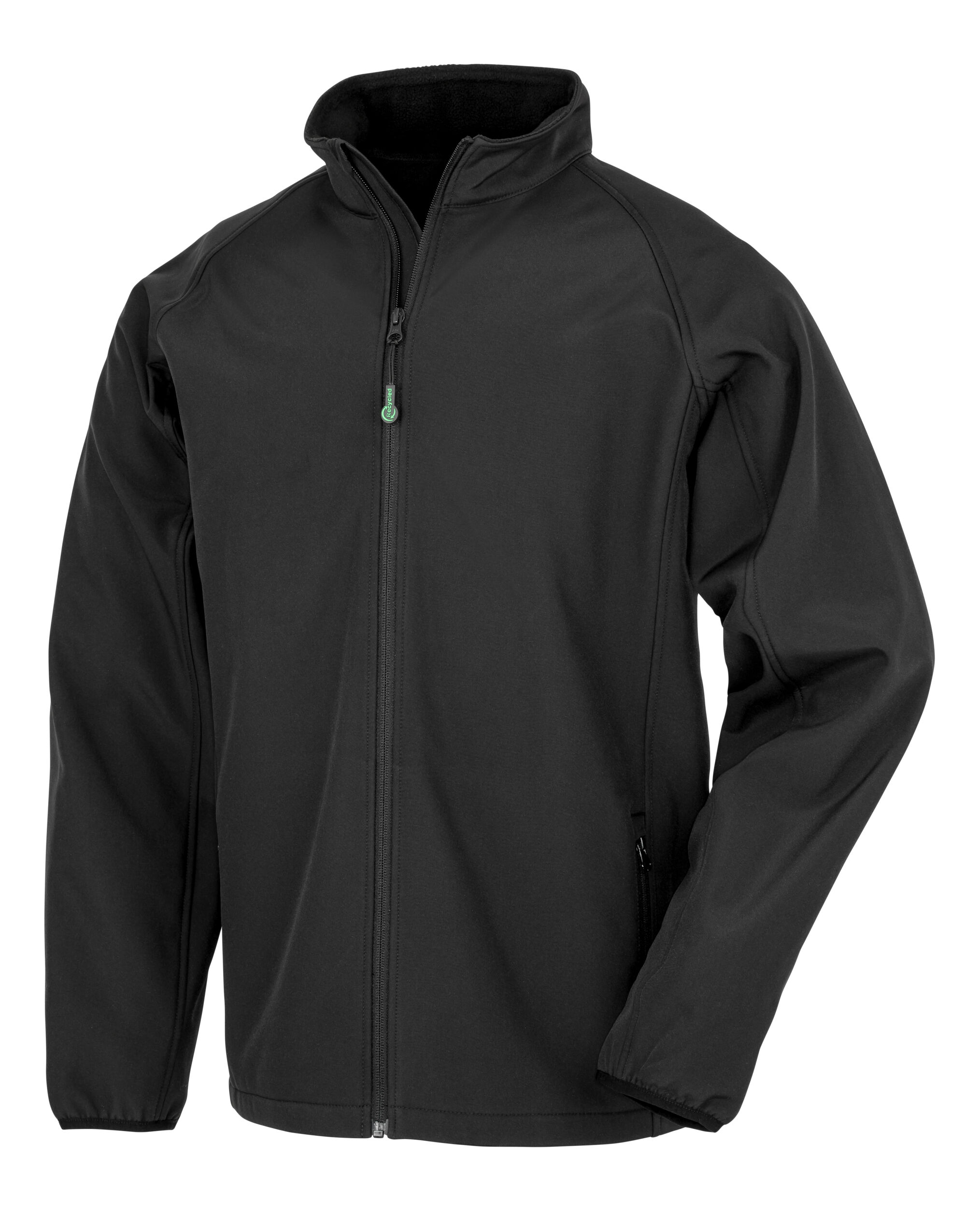 R901M Men’s Recycled 2-Layer Printable Softshell Jacket Black