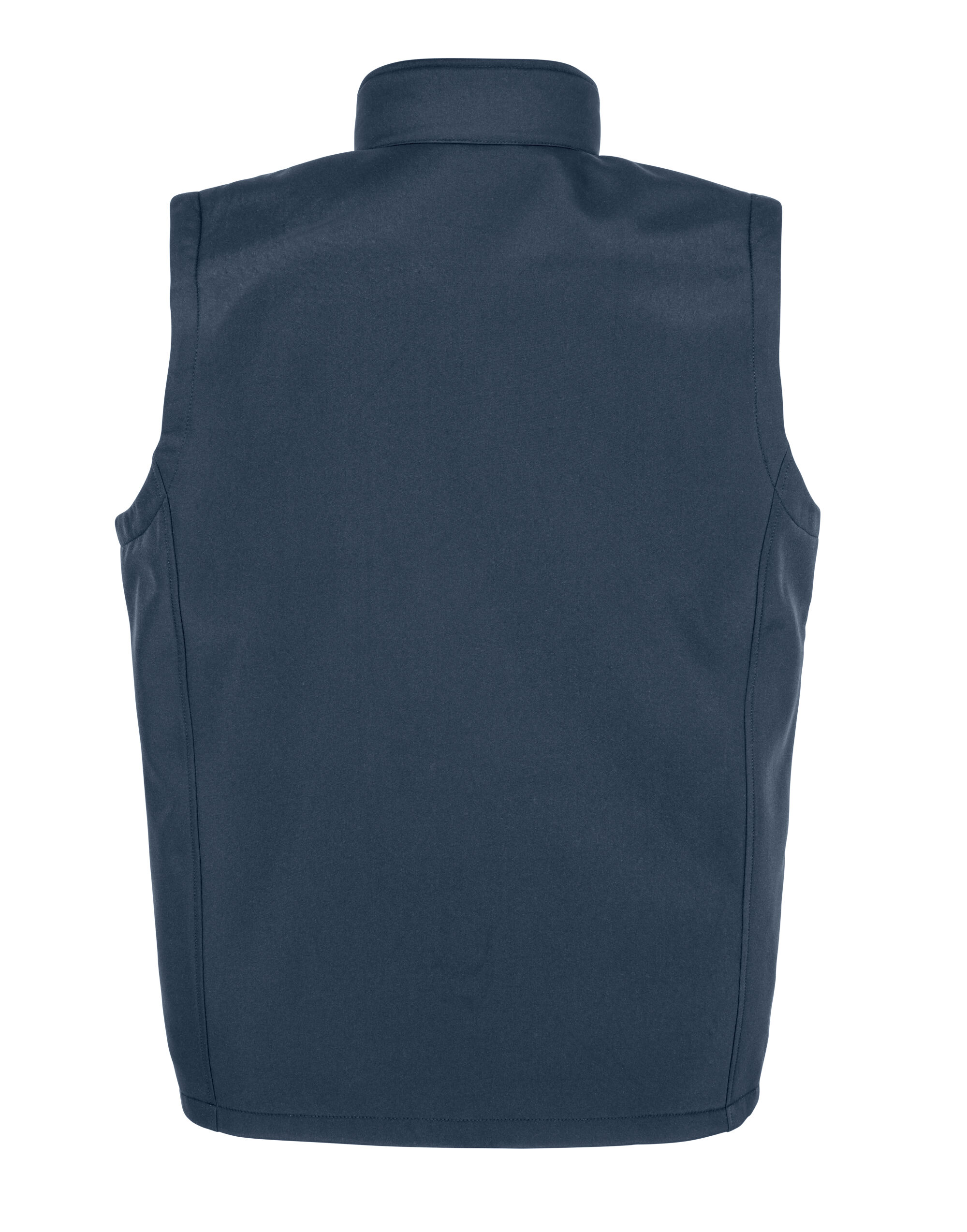 R902M Navy Men’s Recycled 2-Layer Printable Softshell Bodywarmer