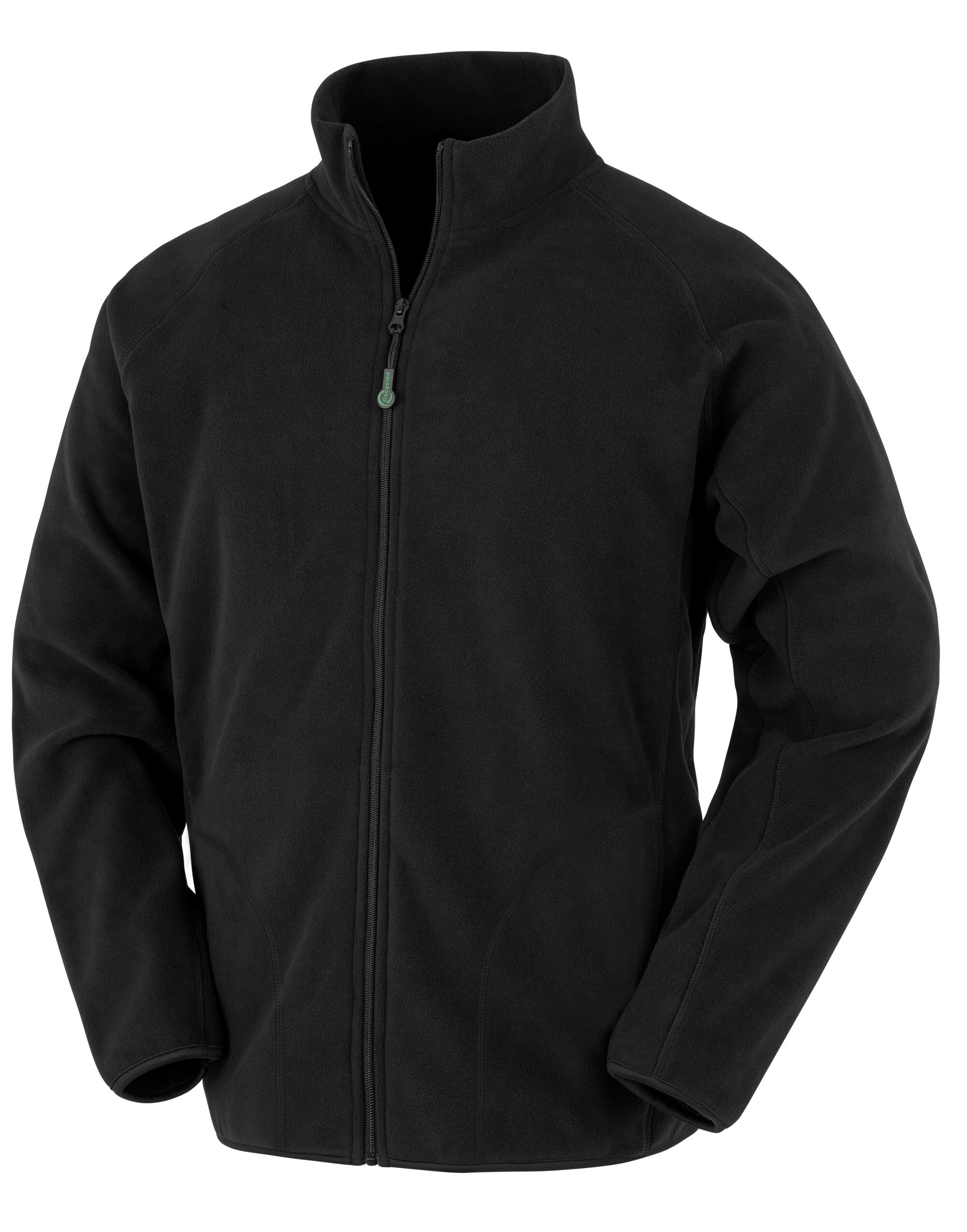 R907X Black Recycled Microfleece Jacket