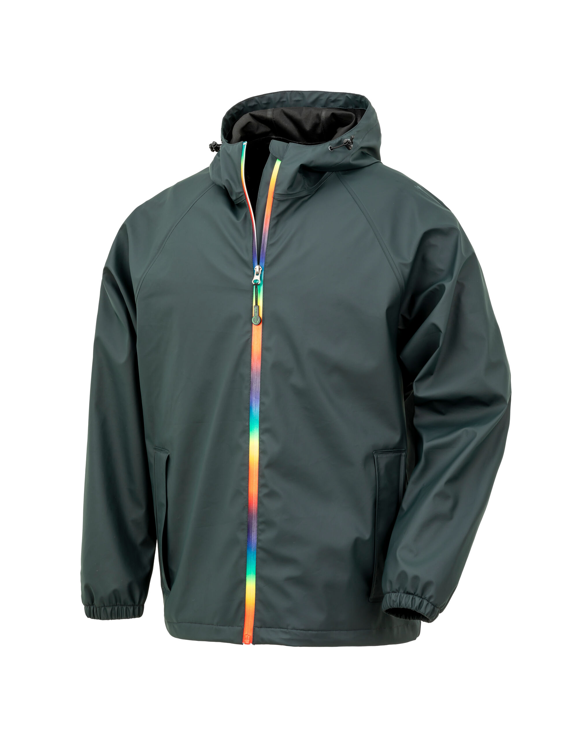 R908X Black Olive Prism PU Waterproof Jacket