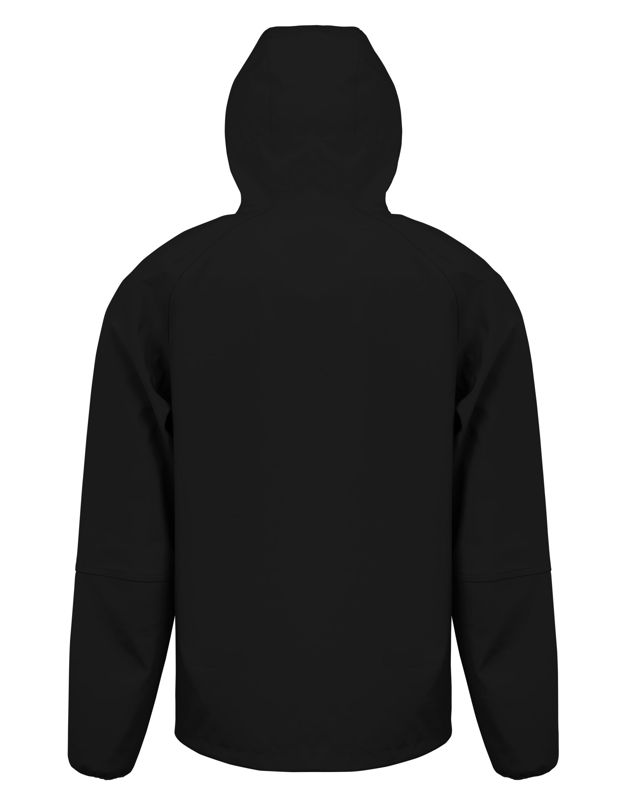 R909X Black/Black 3-Layer Recycled Printable Casual Hooded Softshell