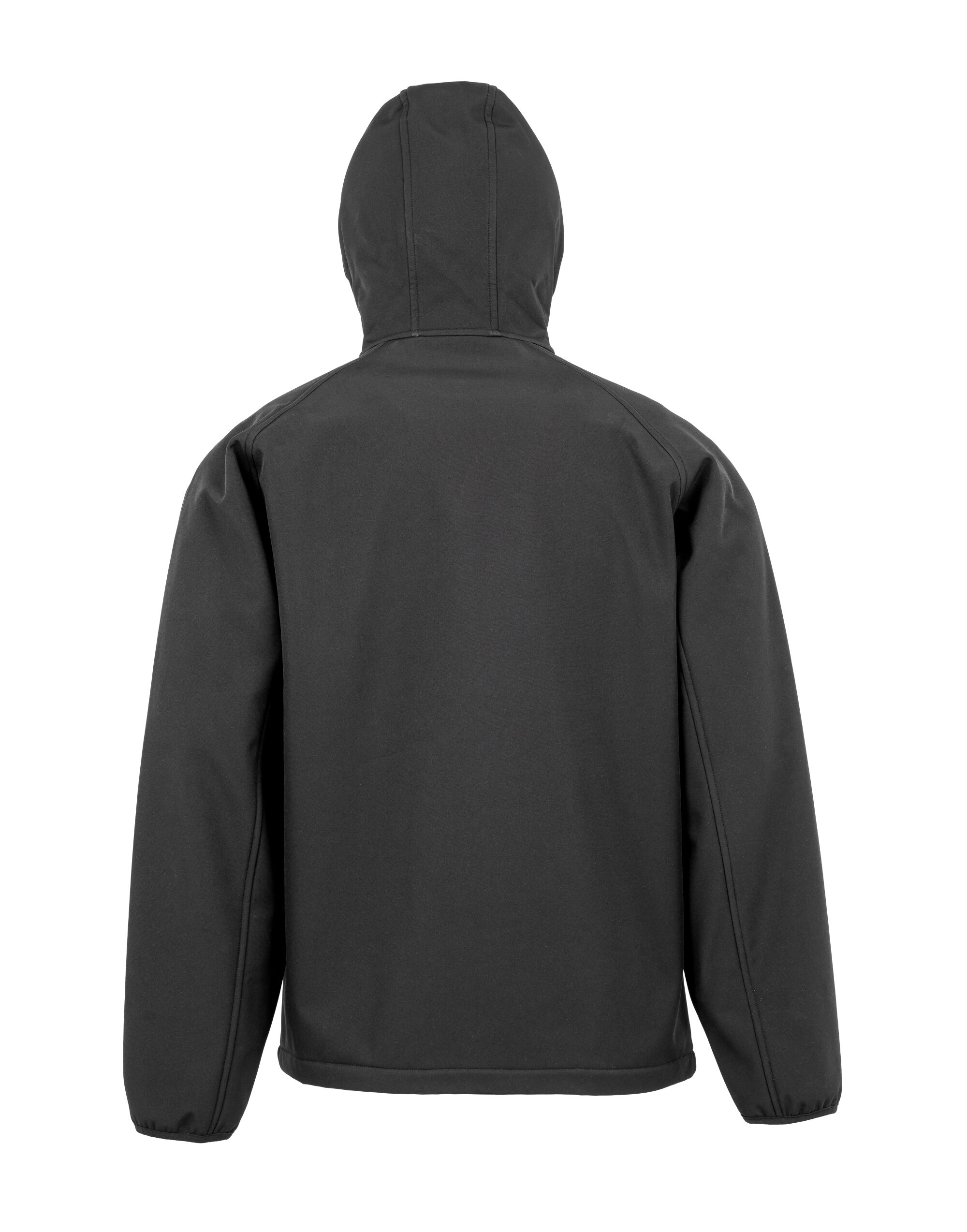 R911M Black Recycled 3-Layer Printable Hood Softshell