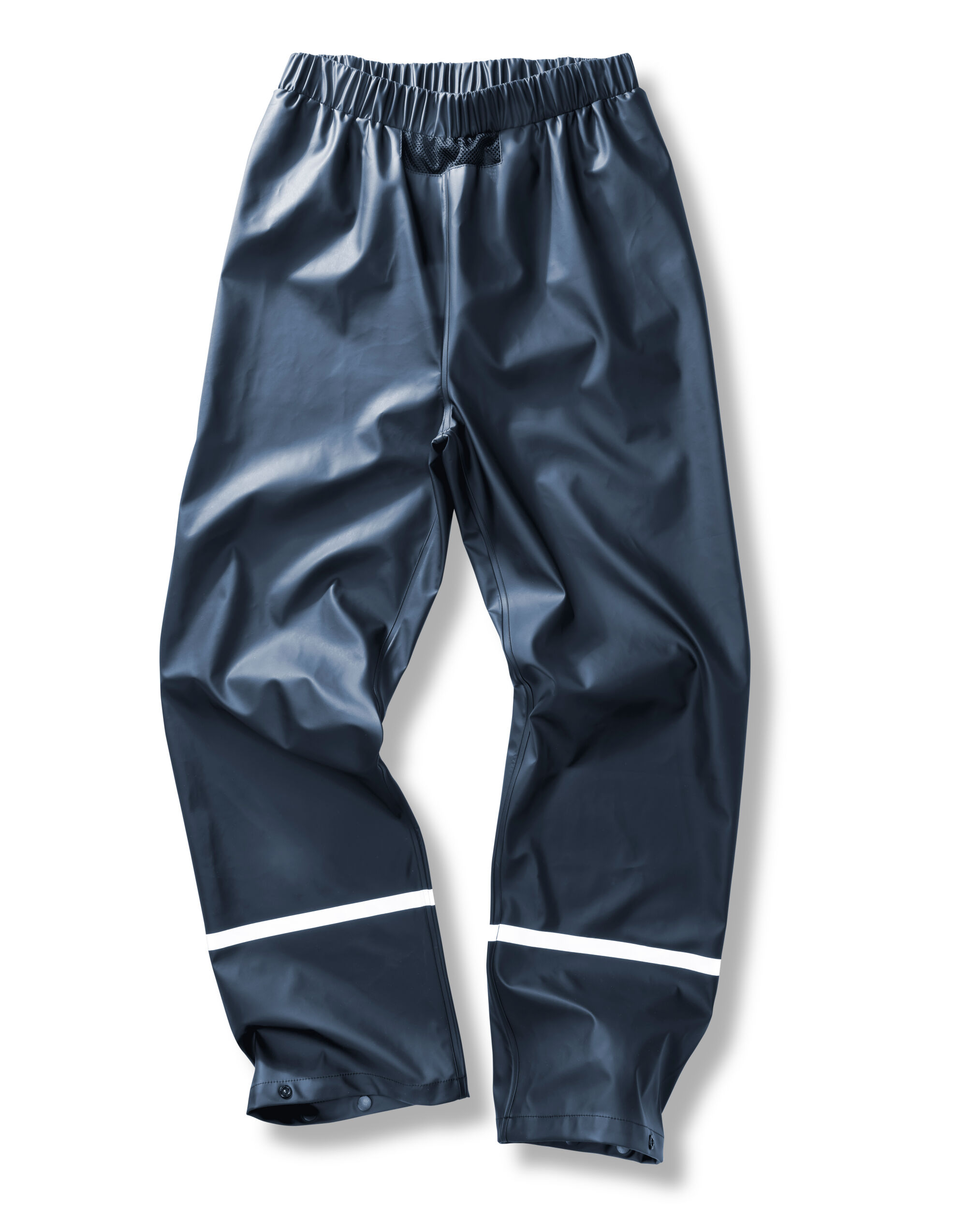 R916X Prism PU Waterproof Trouser With Reflective Bands and Recycled Backing Navy