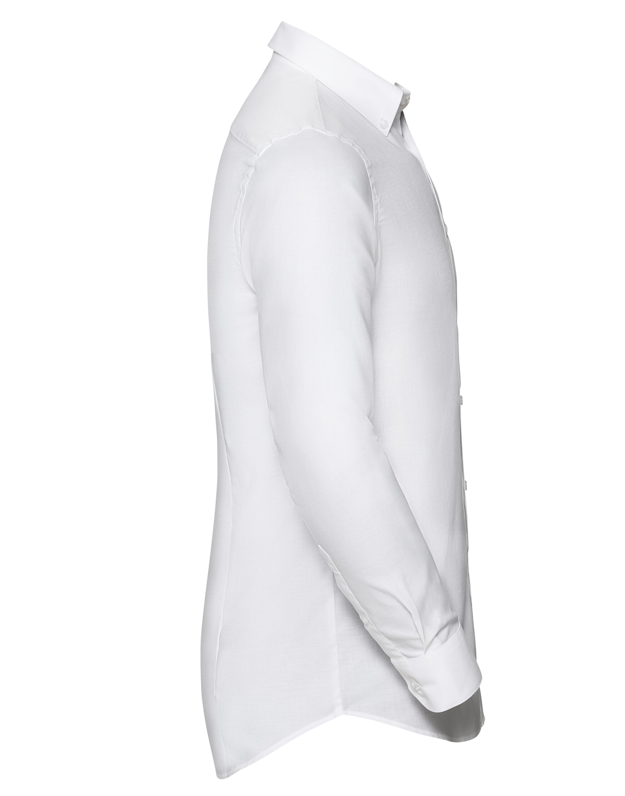 R928MC Men’s Long Sleeve Tailored Button-Down Oxford Shirt White