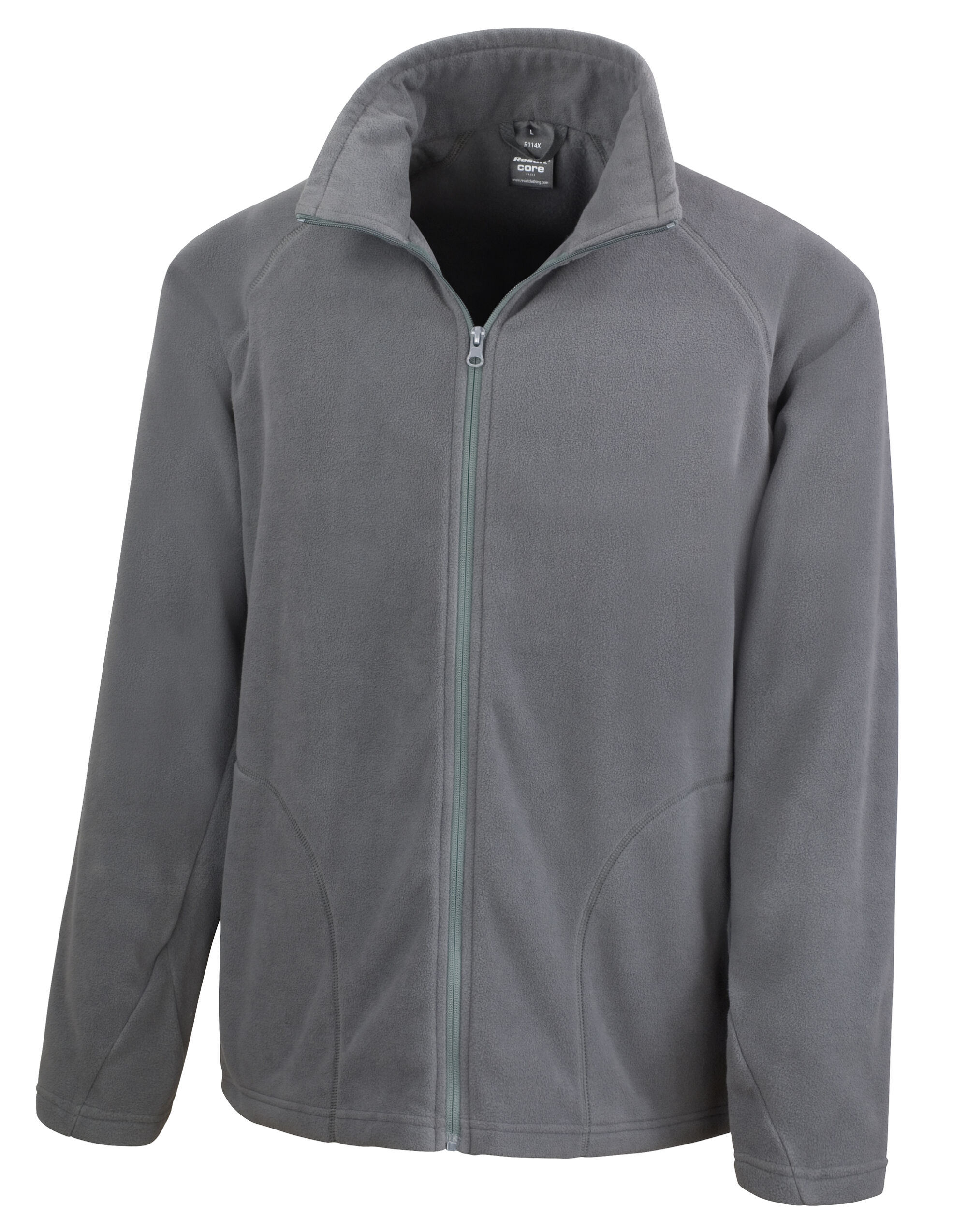 R114X Microfleece Jacket Charcoal R114X Microfleece Jacket Charcoal