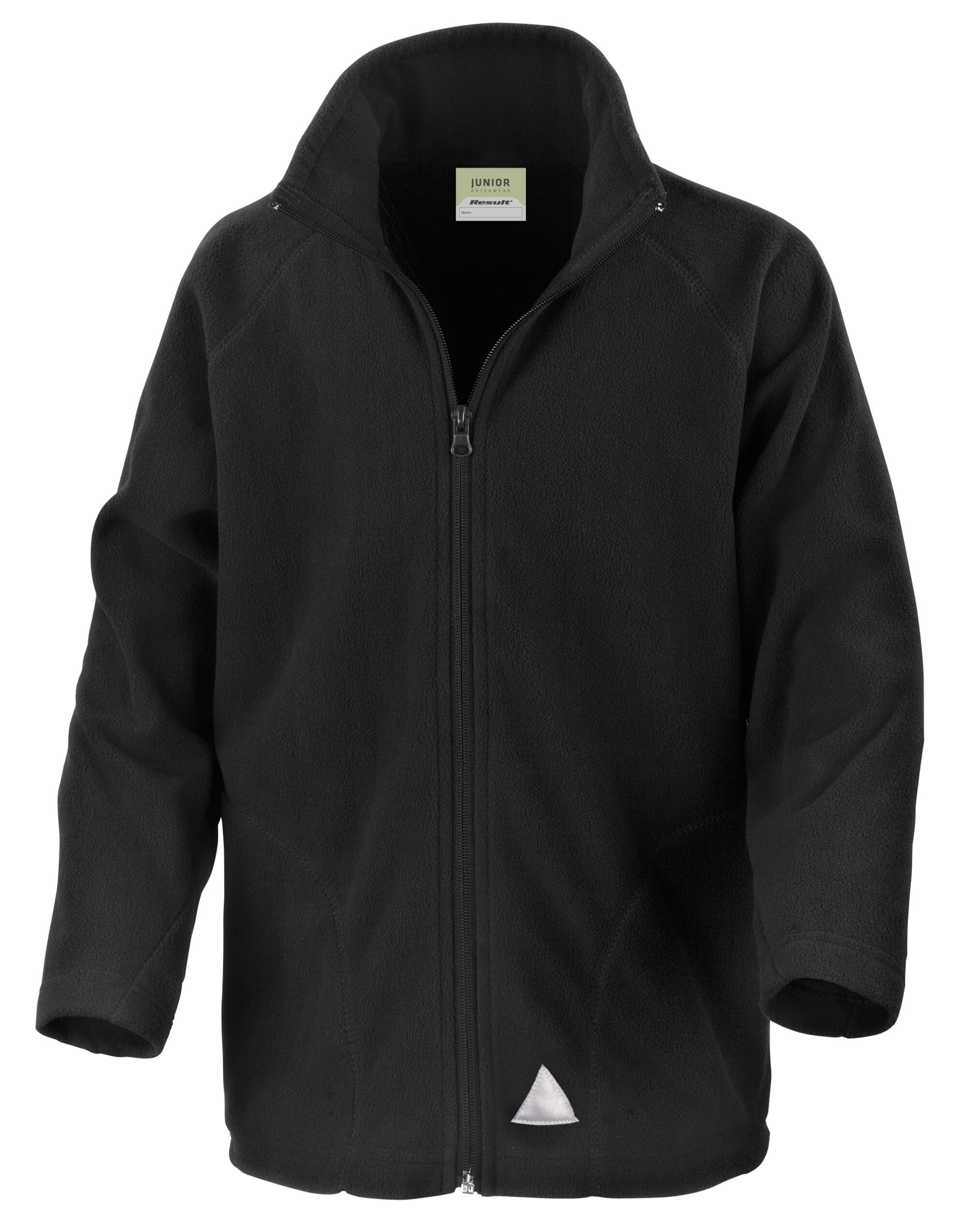 R114JY Junior Microfleece Jacket Black R114JY Junior Microfleece Jacket Black