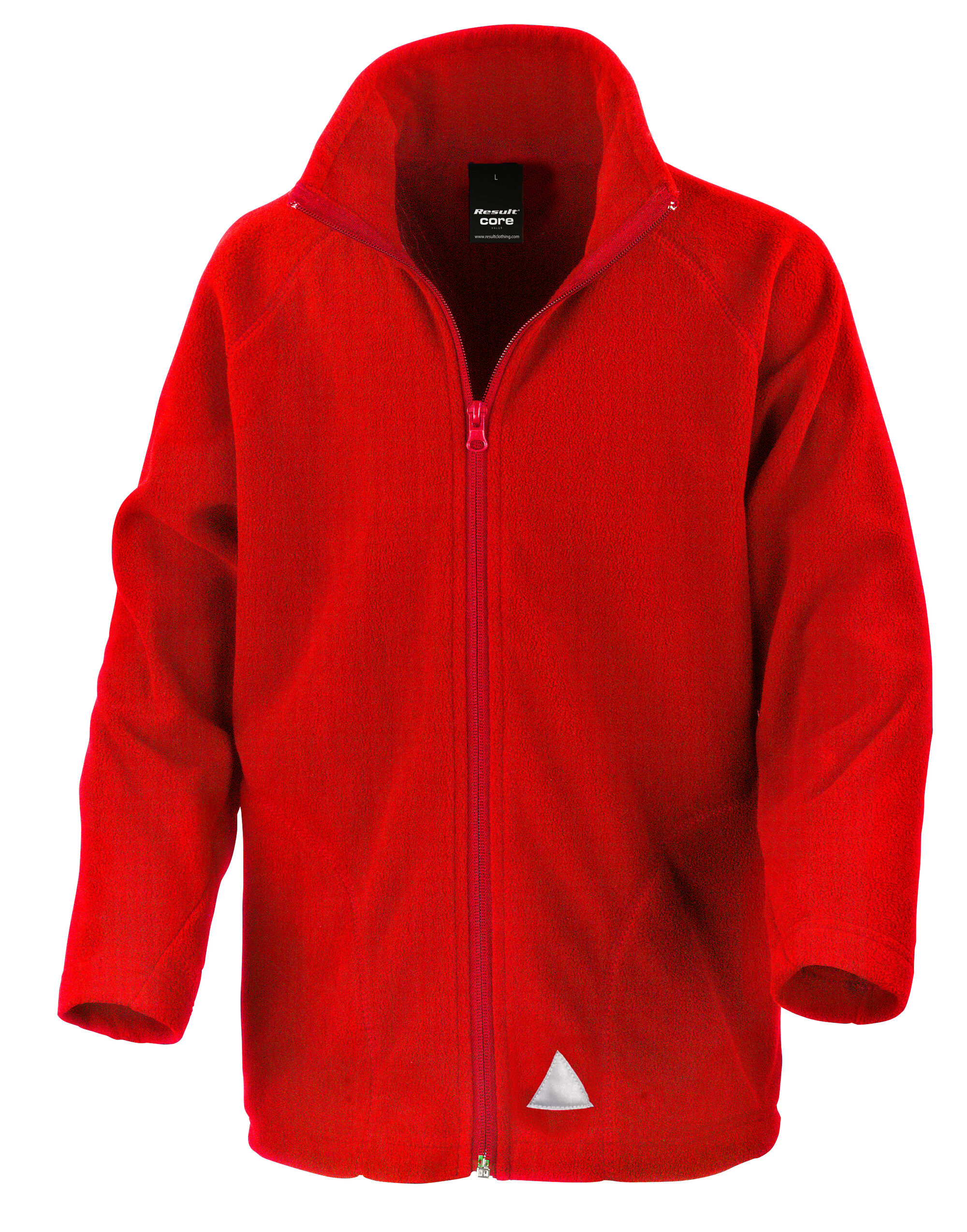 R114JY Junior Microfleece Jacket Red R114JY Junior Microfleece Jacket Red