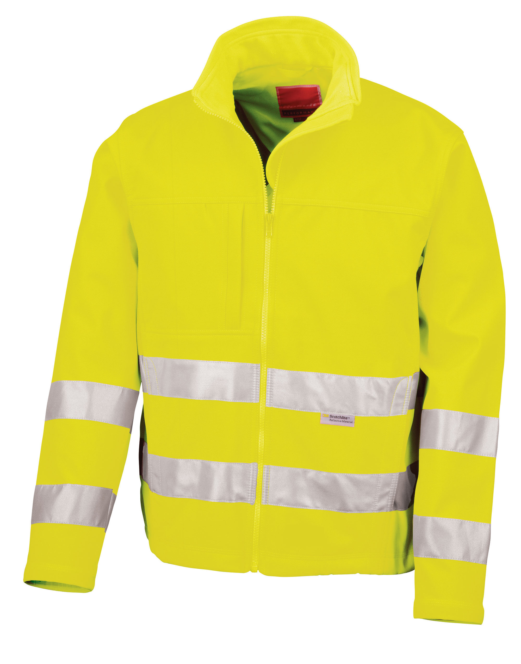 R117X Hi-Vis Yellow Hi-Vis Soft Shell Jacket