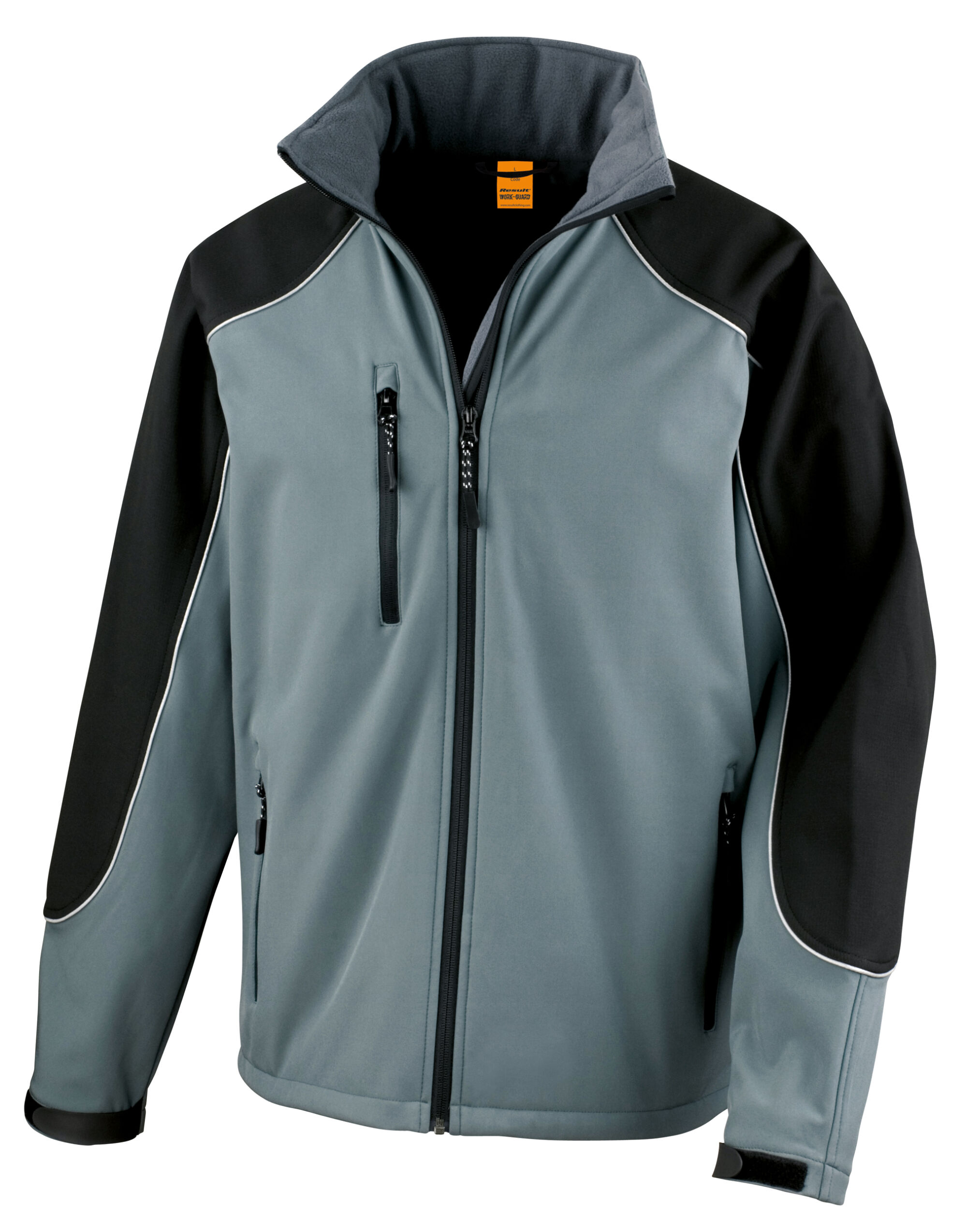 R118X Hooded Softshell Jacket Grey/Black