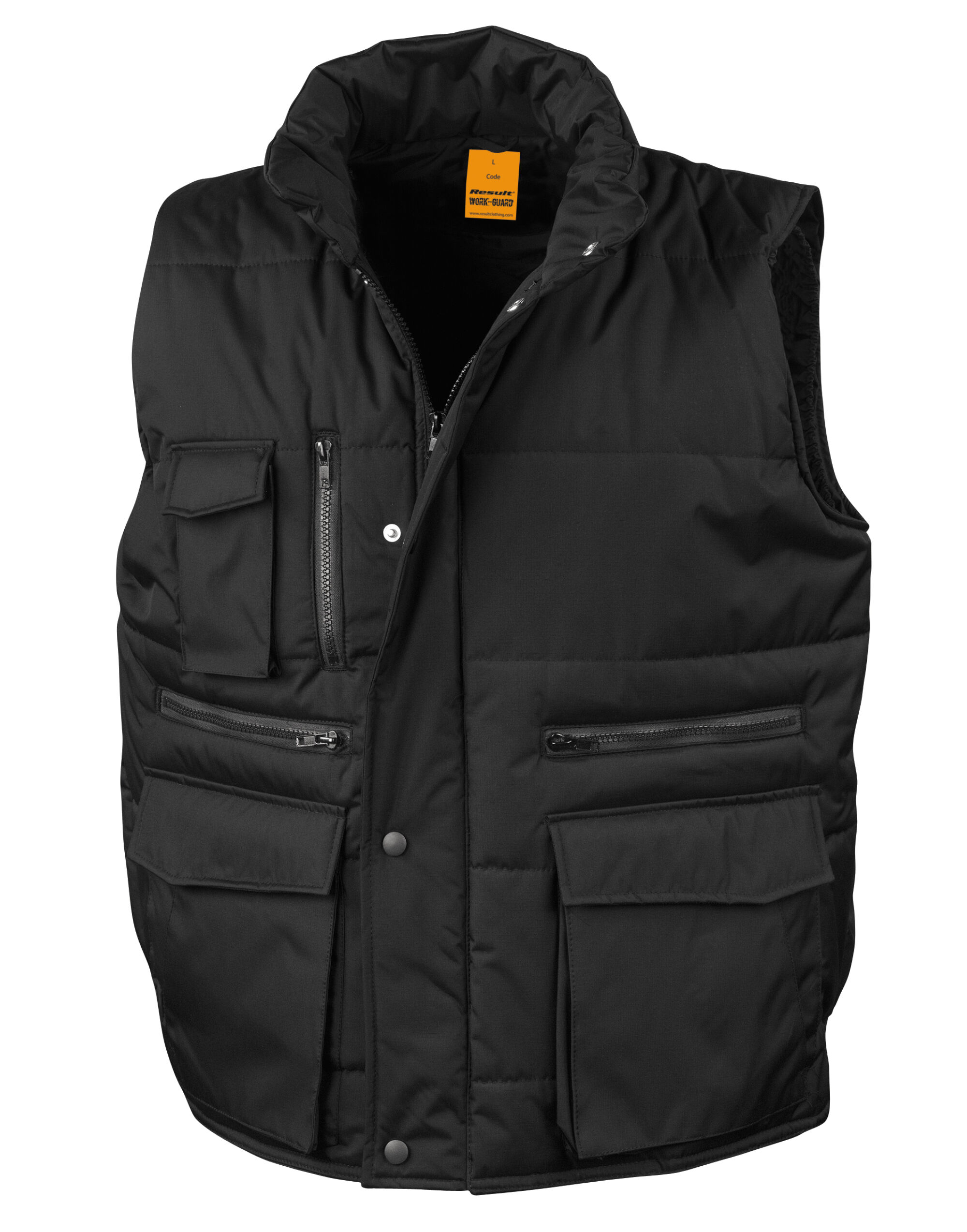 R127X Lance Ripstop Bodywarmer Black R127X Lance Ripstop Bodywarmer Black
