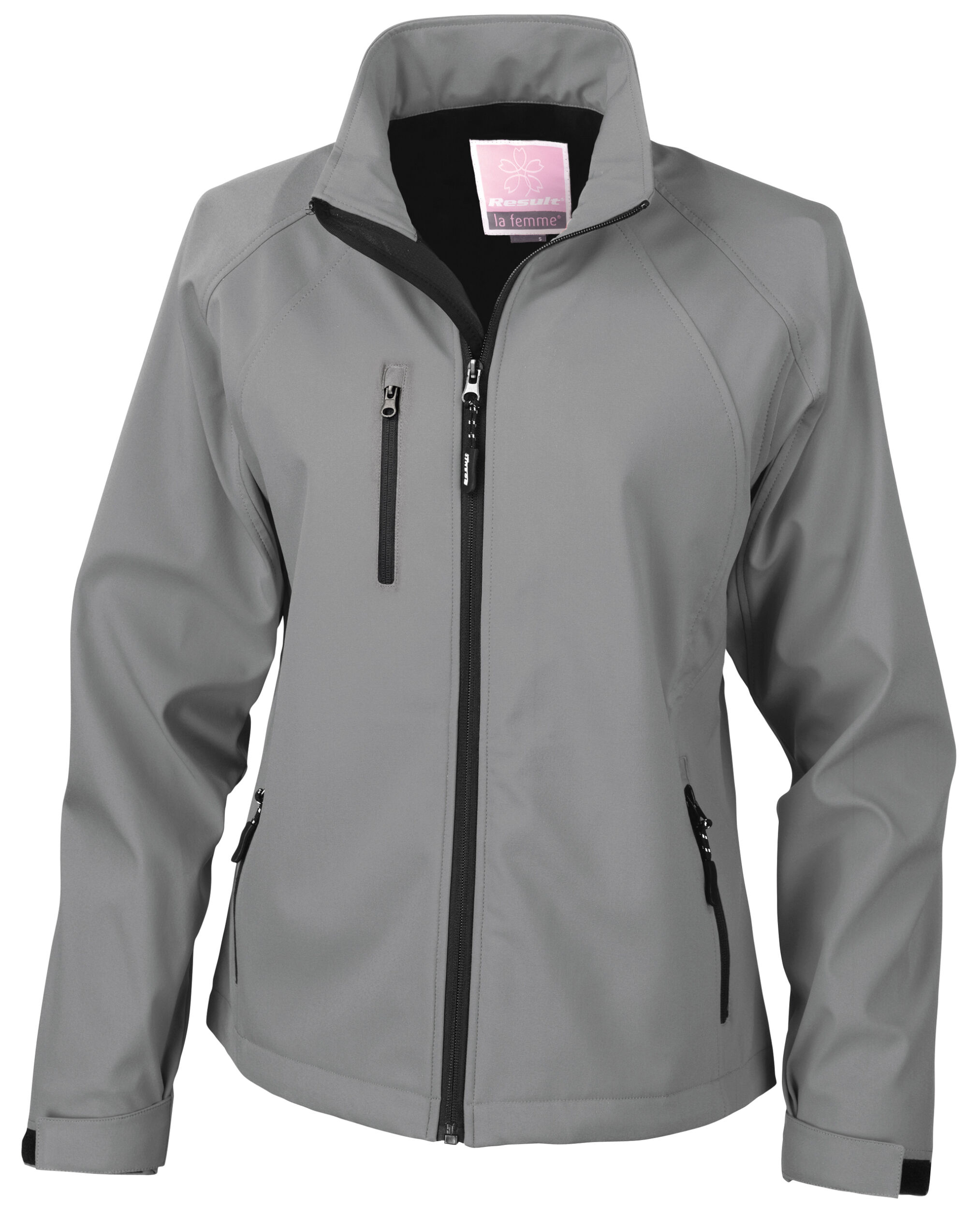 R128F Women’s Base Layer Softshell Jacket Silver Grey