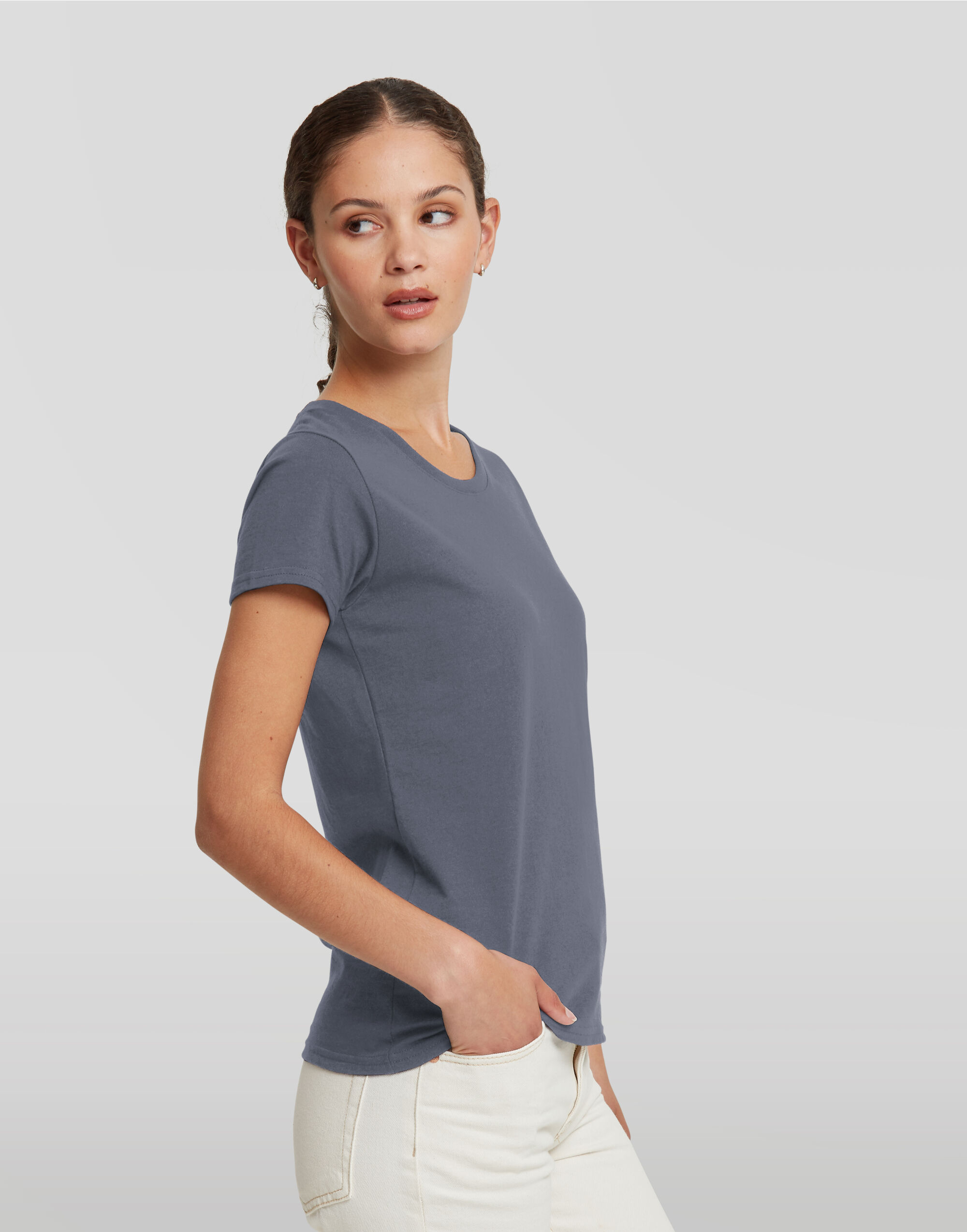 R180F Ladies’ Authentic Classic T Convoy Grey