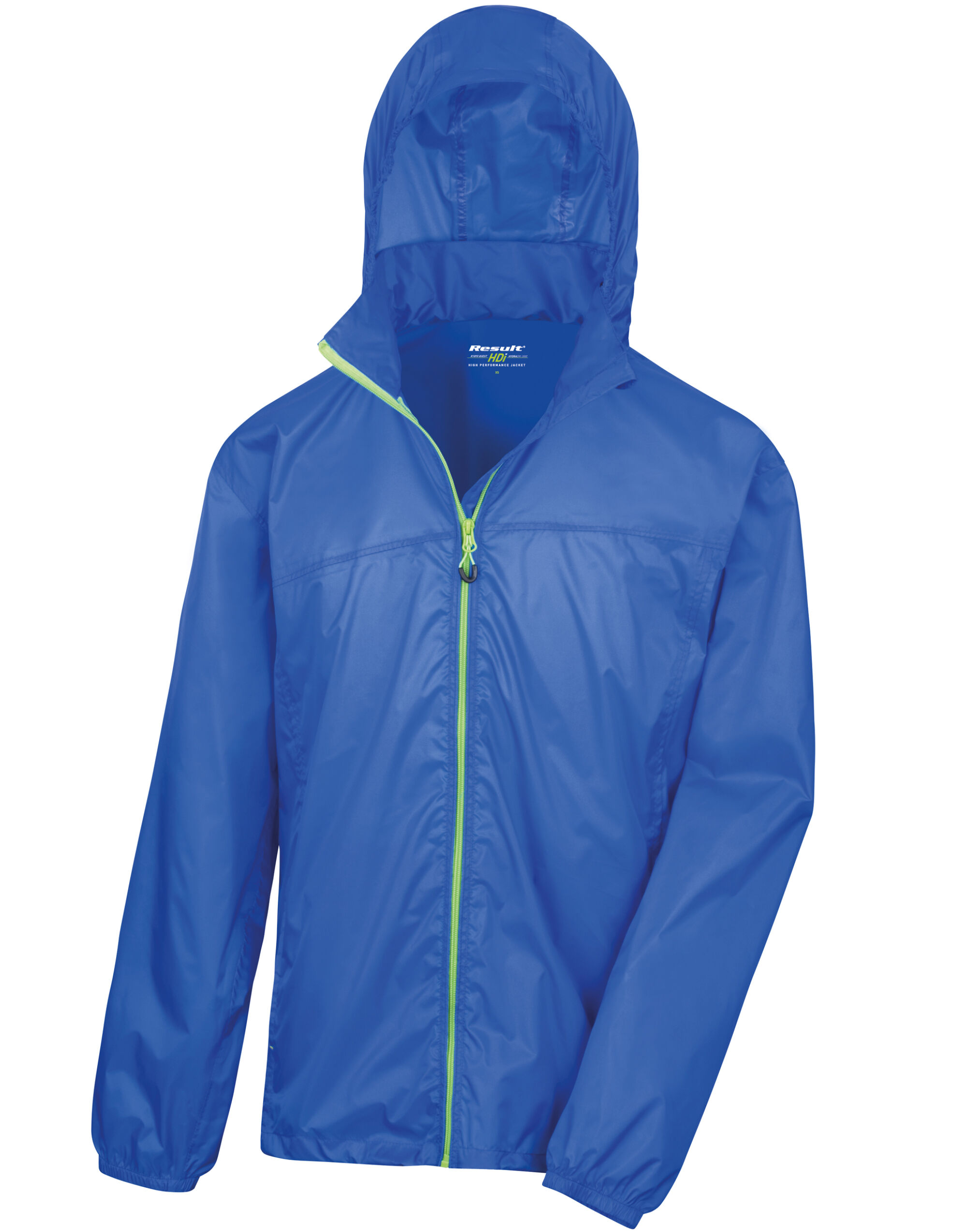 R189X HDi Quest Lightweight Stowable Jacket Royal/Lime R189X HDi Quest Lightweight Stowable Jacket Royal/Lime