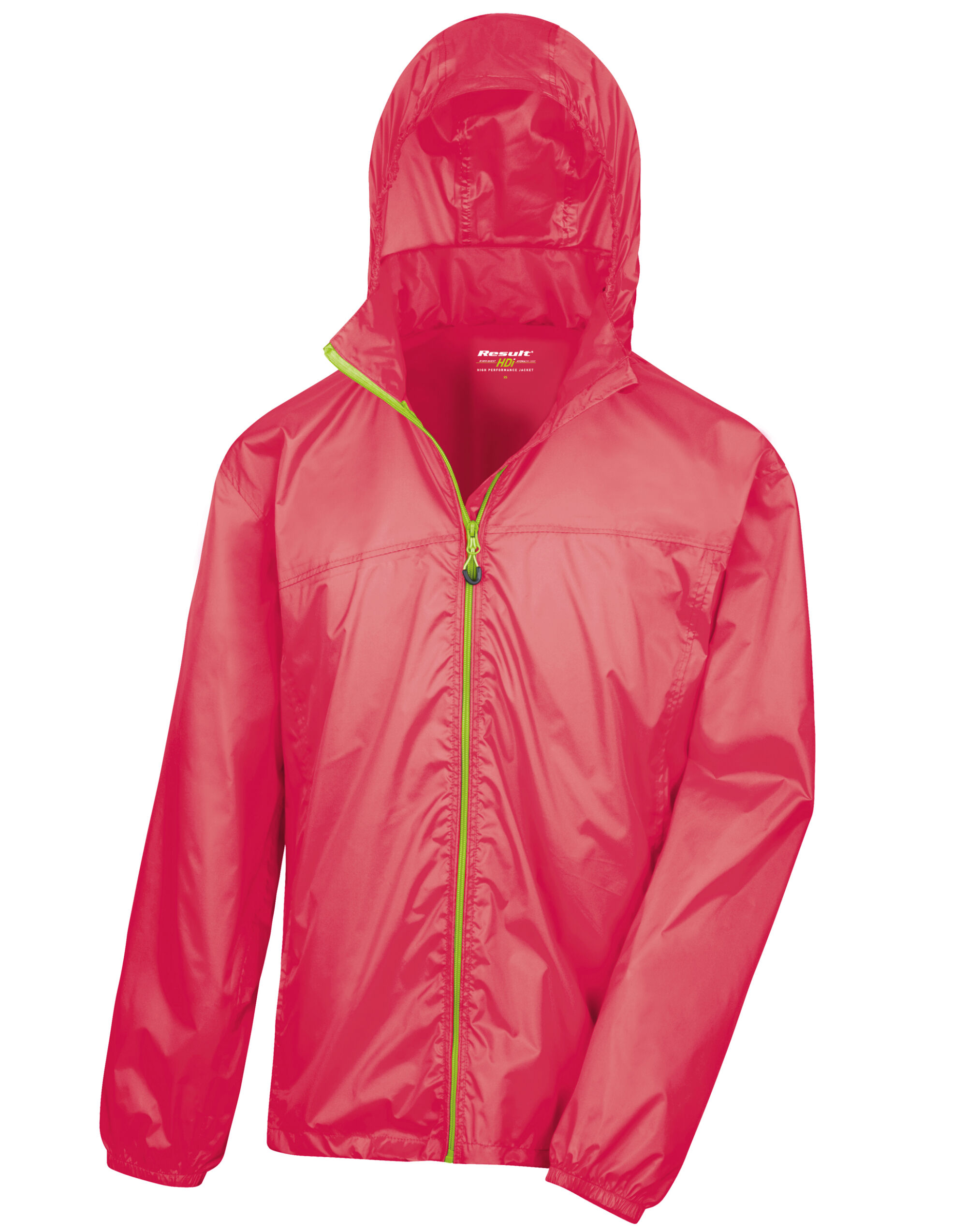 R189X Raspberry/Lime HDi Quest Lightweight Stowable Jacket