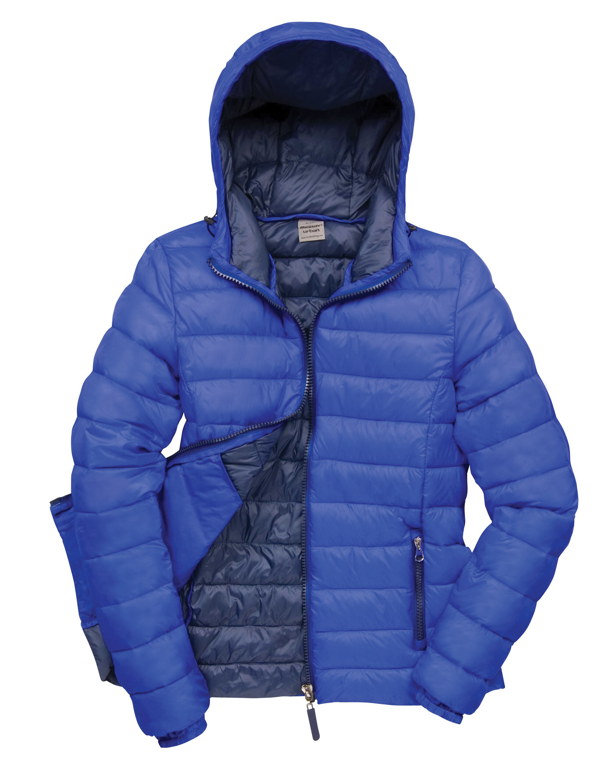 R194F Royal/Navy Ladies’ Snow Bird Padded Jacket R194F Royal/Navy Ladies’ Snow Bird Padded Jacket