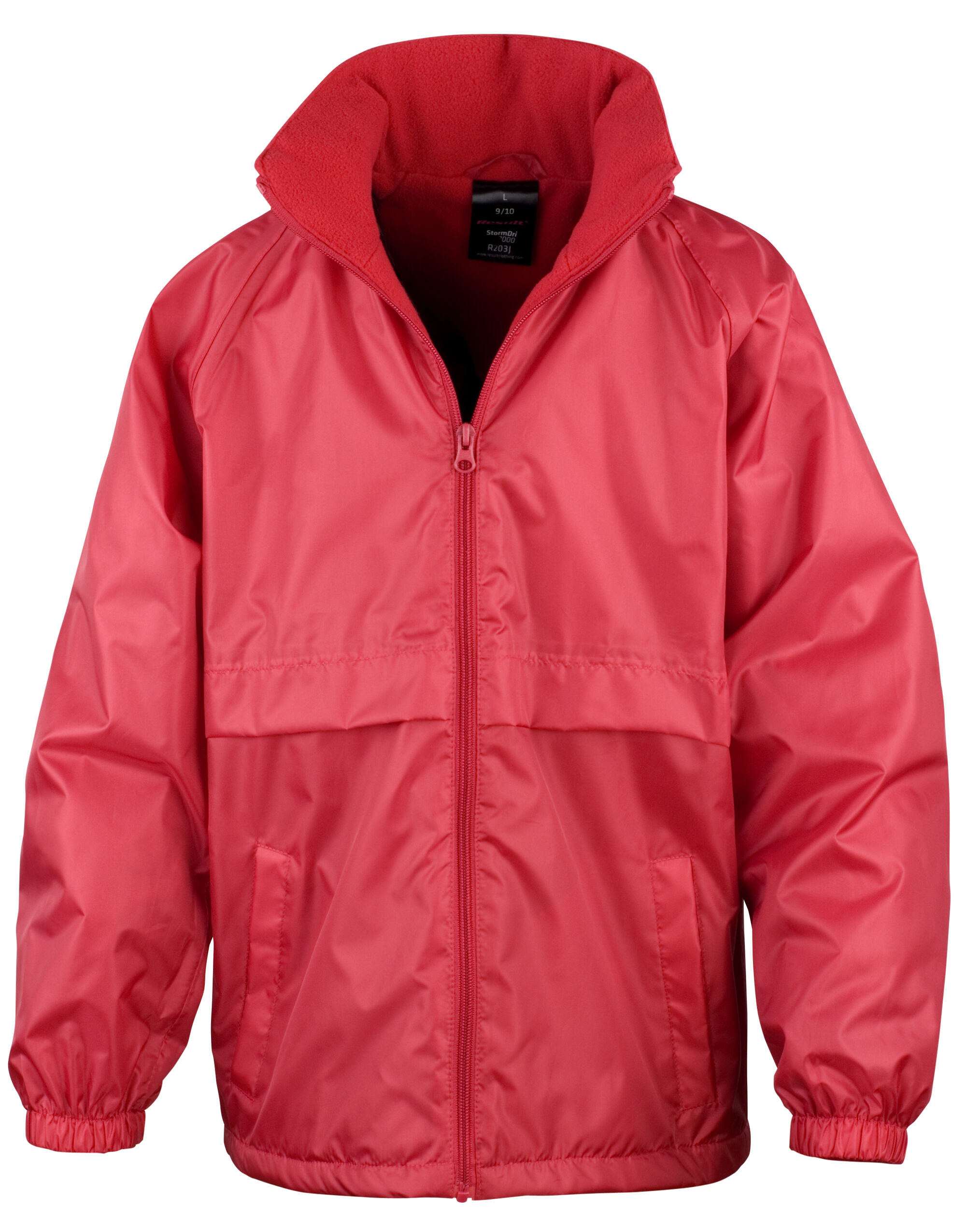 R203JY Junior & Youth Microfleece Lined Jacket Red