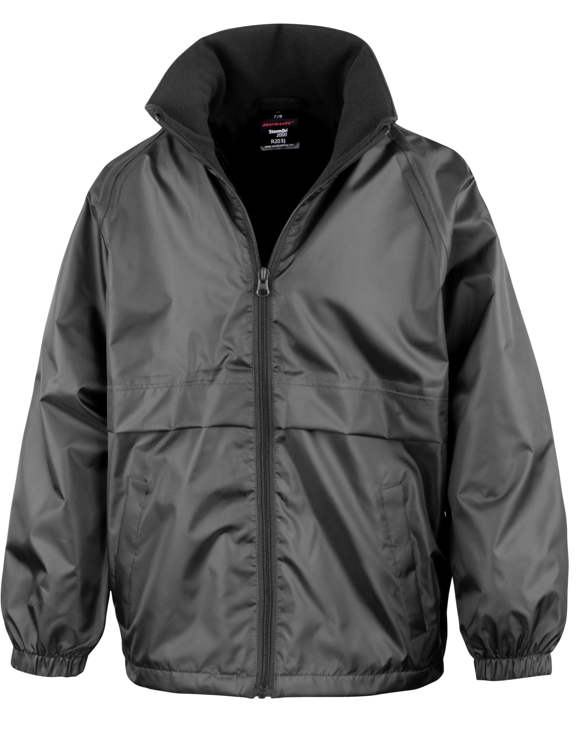 R203JY Junior & Youth Microfleece Lined Jacket Black R203JY Junior & Youth Microfleece Lined Jacket Black