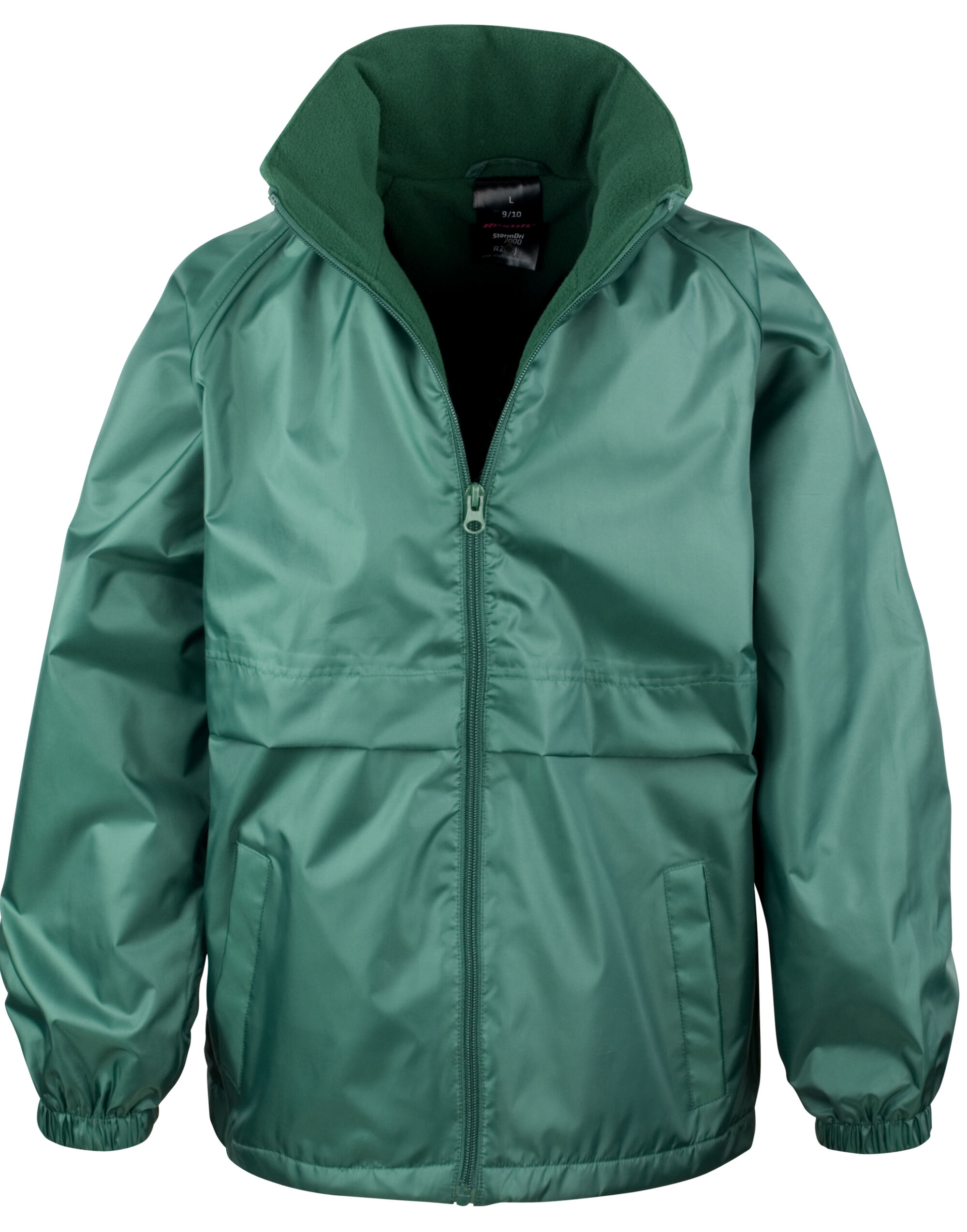 R203JY Junior & Youth Microfleece Lined Jacket Bottle Green R203JY Junior & Youth Microfleece Lined Jacket Bottle Green