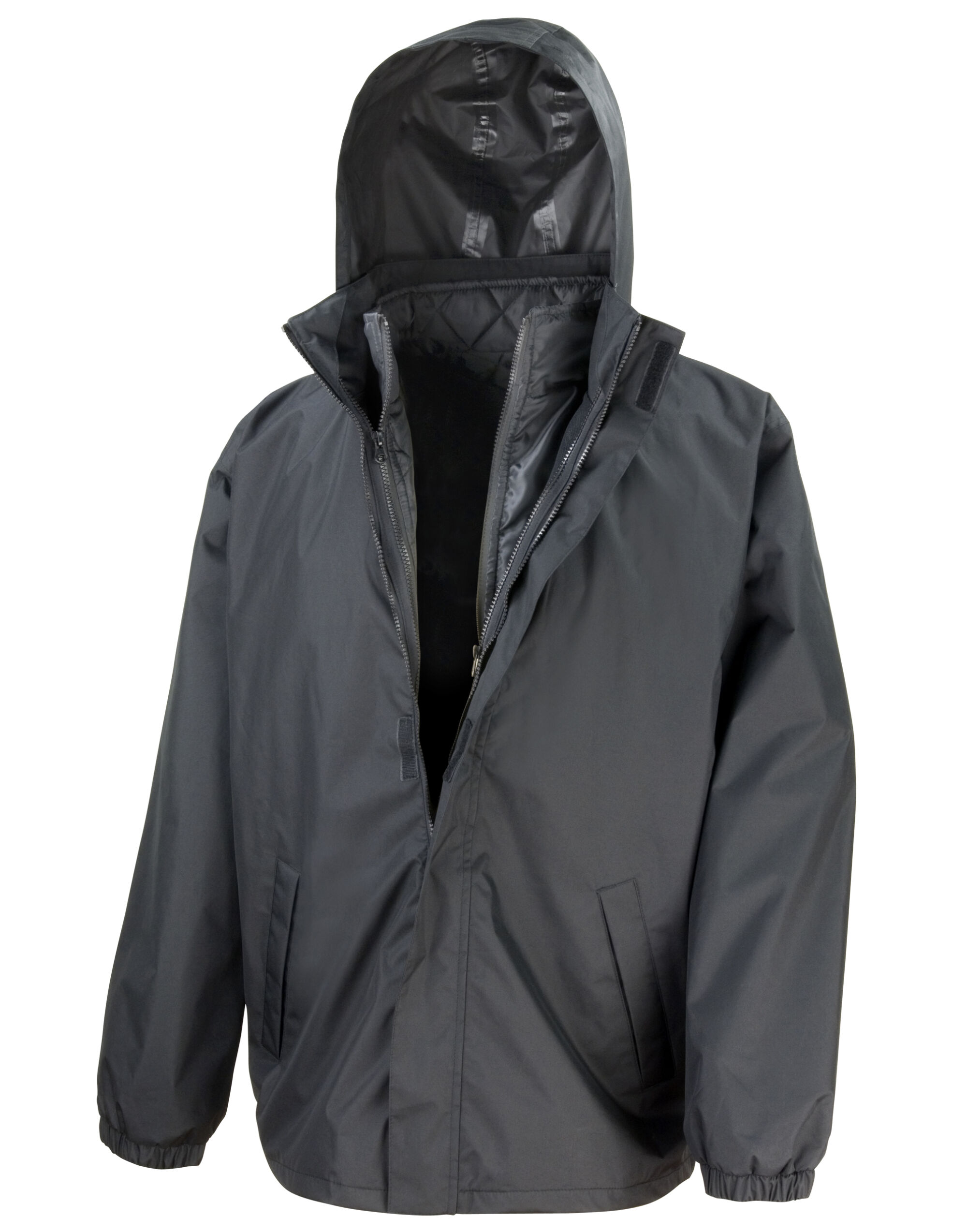 R215X 3-in-1 Jacket With Quilted Bodywarmer Black