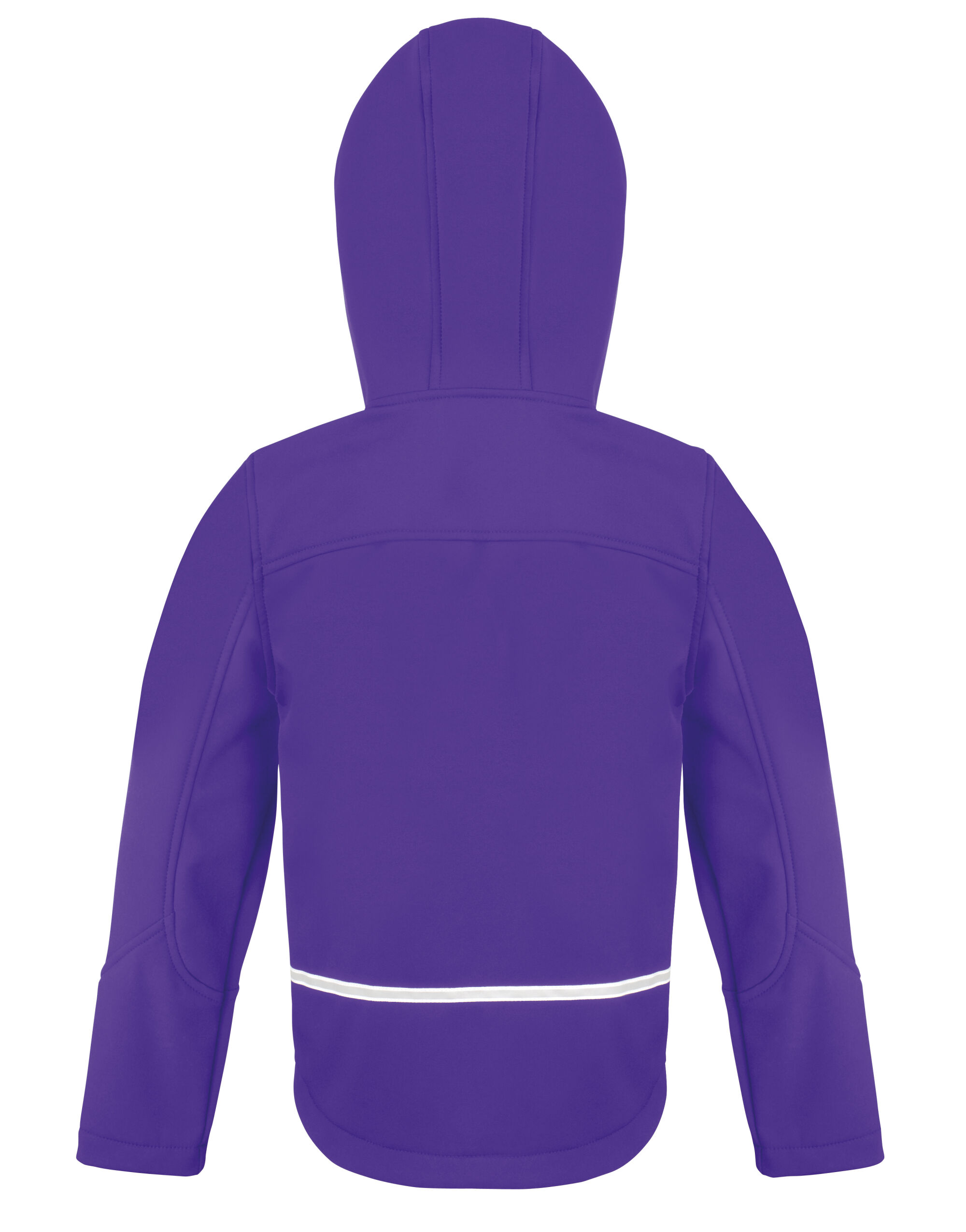R224JY Junior TX Performance Hooded Softshell Purple/Grey