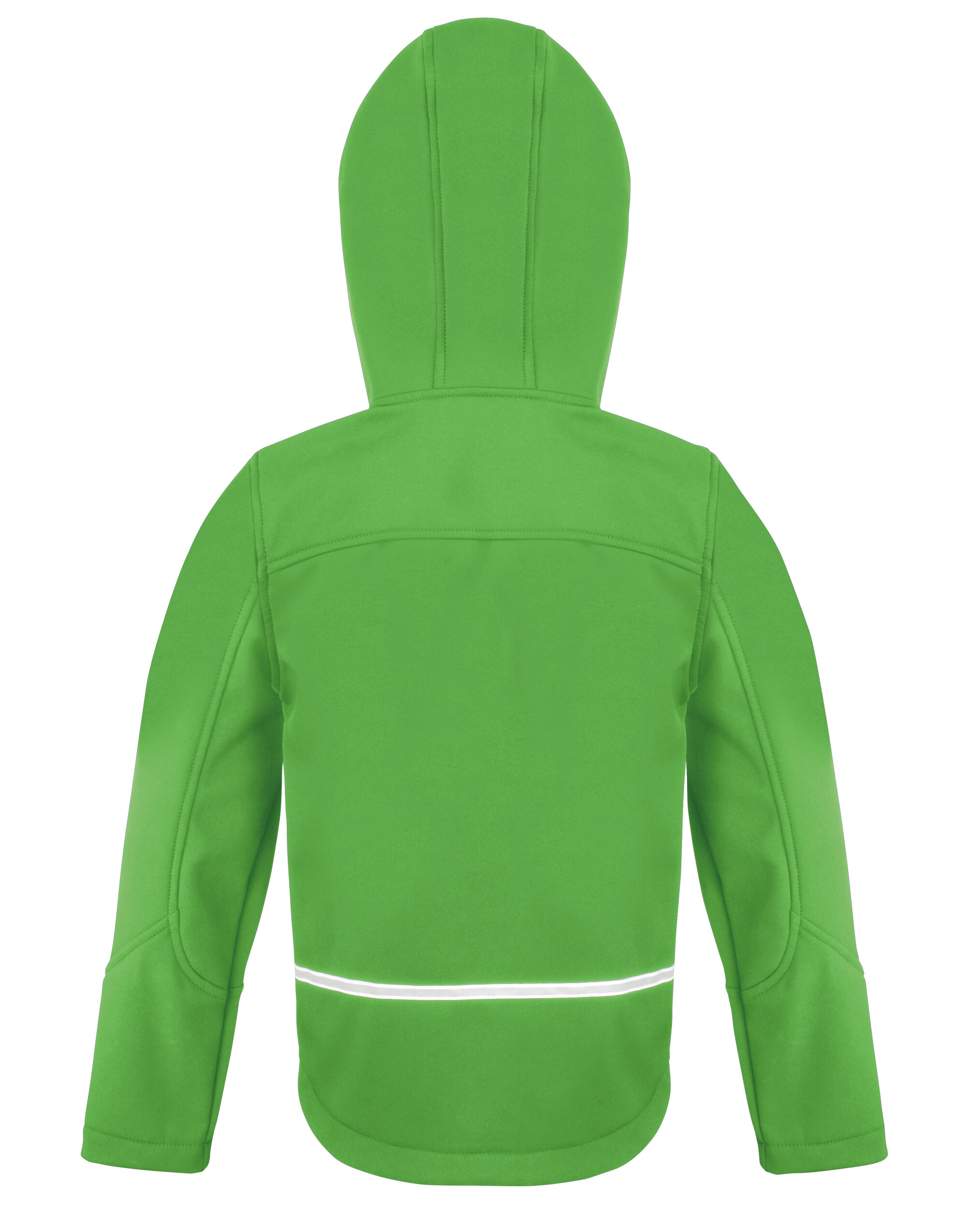 R224JY Junior TX Performance Hooded Softshell Vivid Green/Black