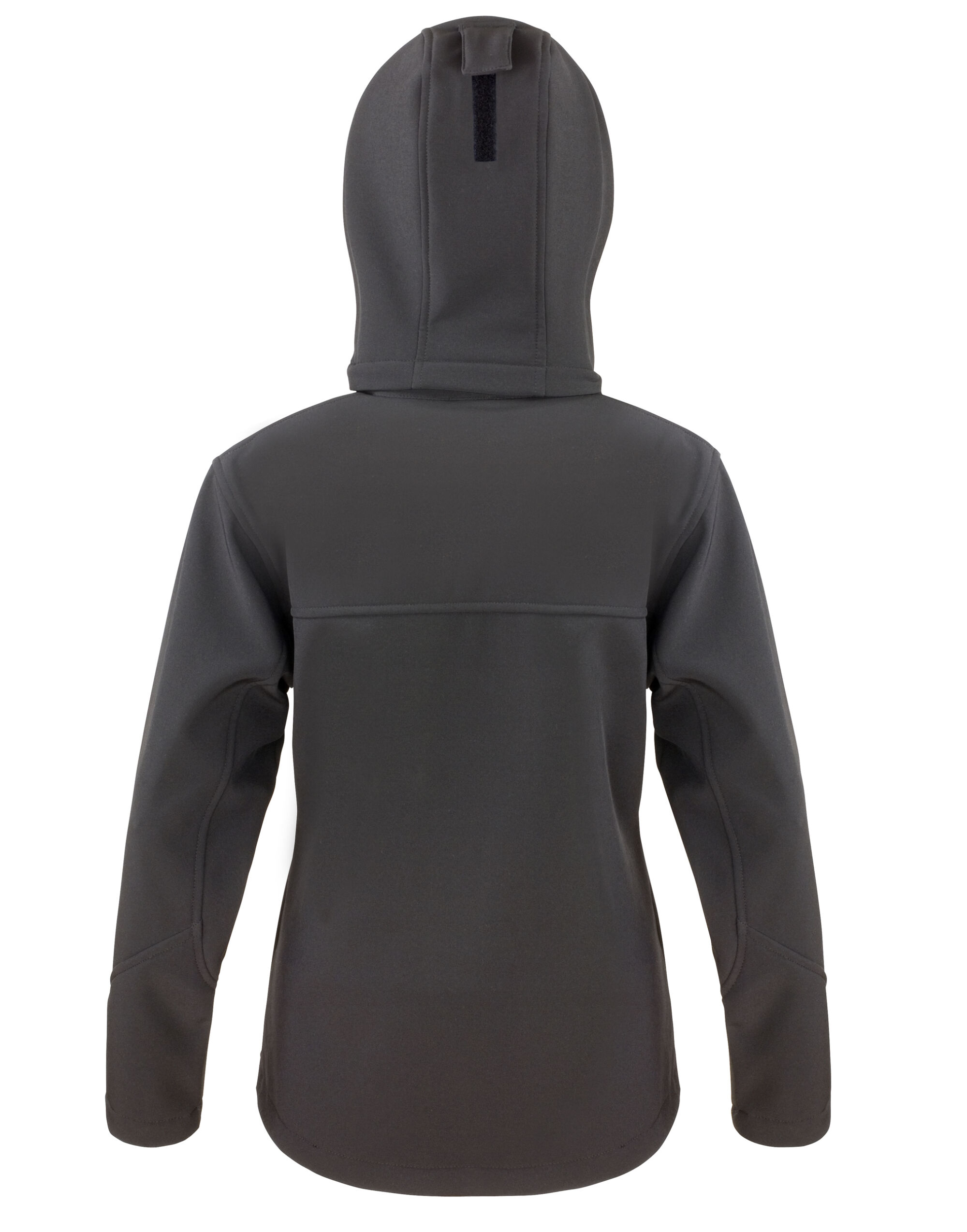 R230F Women’s TX Performance Hooded Softshell Jacket Black/ Grey