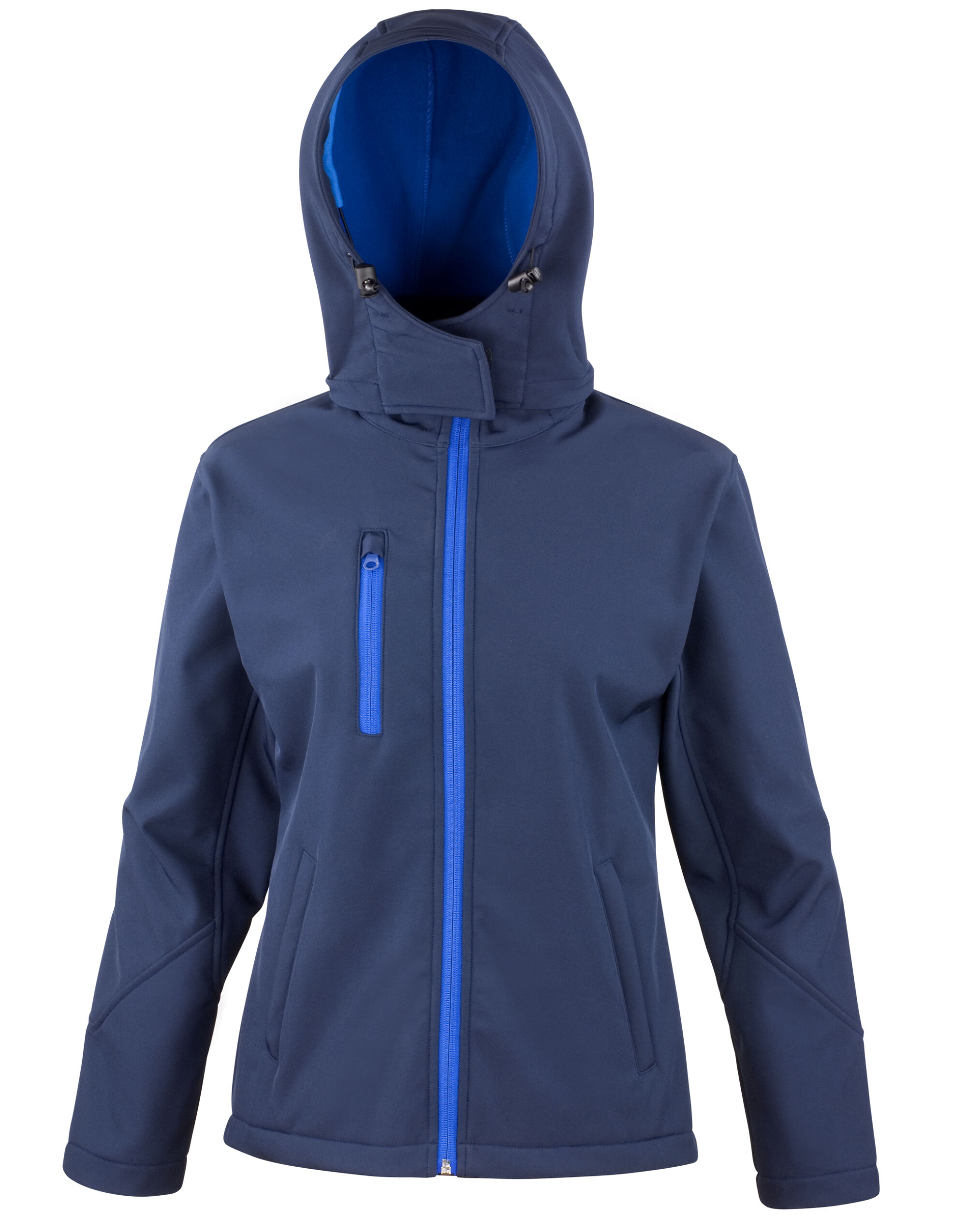 R230F Women’s TX Performance Hooded Softshell Jacket Navy/Royal
