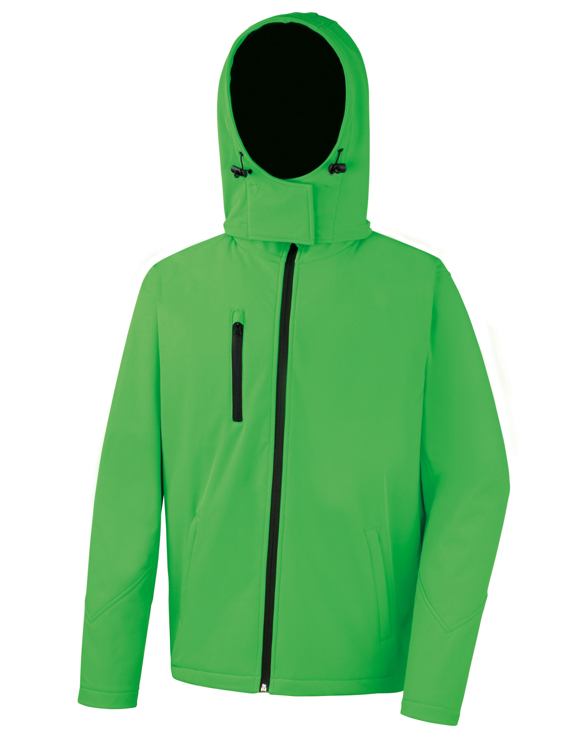R230M Men’s Recycled Hooded Softshell Vivid Green/Black