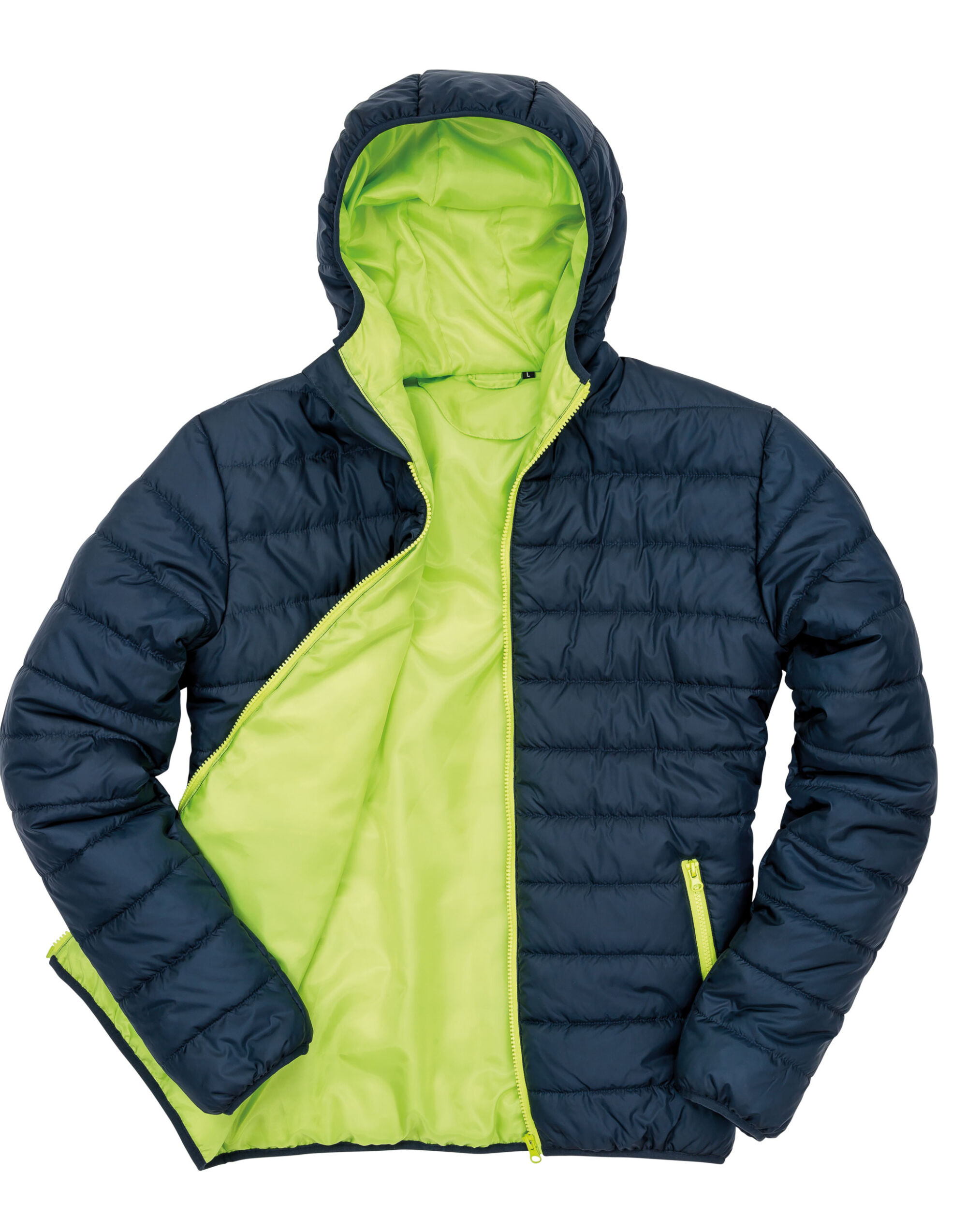 R233M Men’s Soft Padded Jacket Navy/Lime