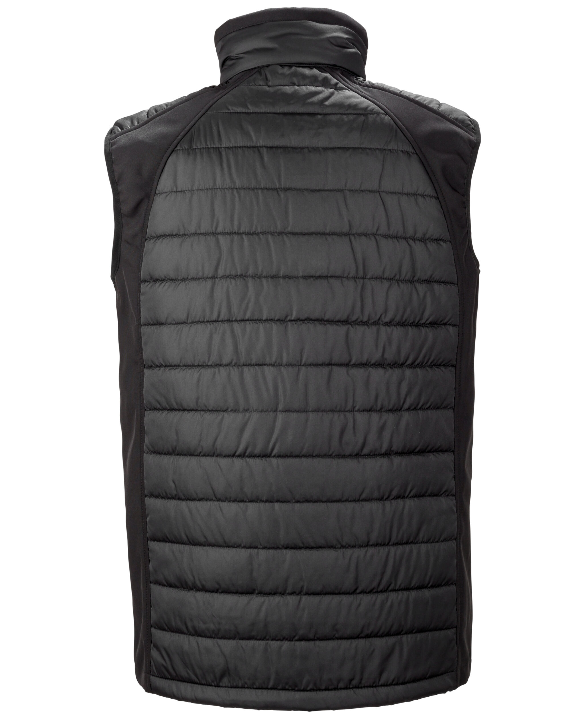 R238X Compass Padded Softshell Gilet Black/Black