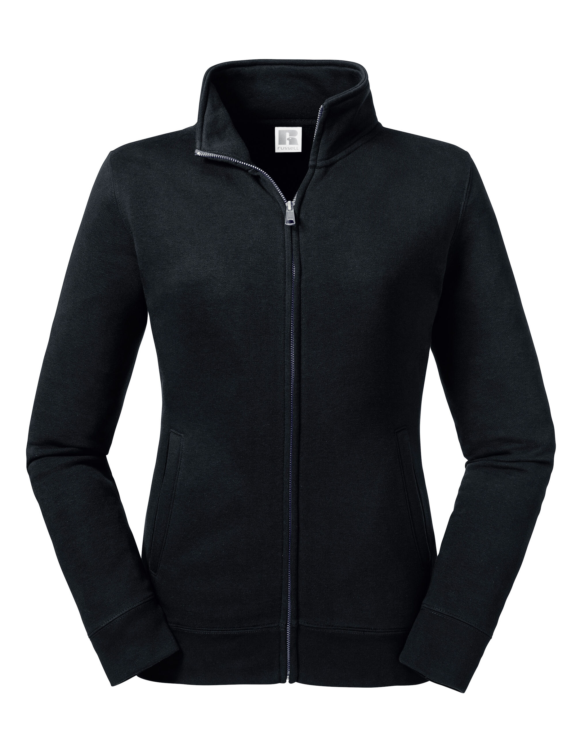 R267F Ladies’ Authentic Sweat Jacket Black R267F Ladies’ Authentic Sweat Jacket Black