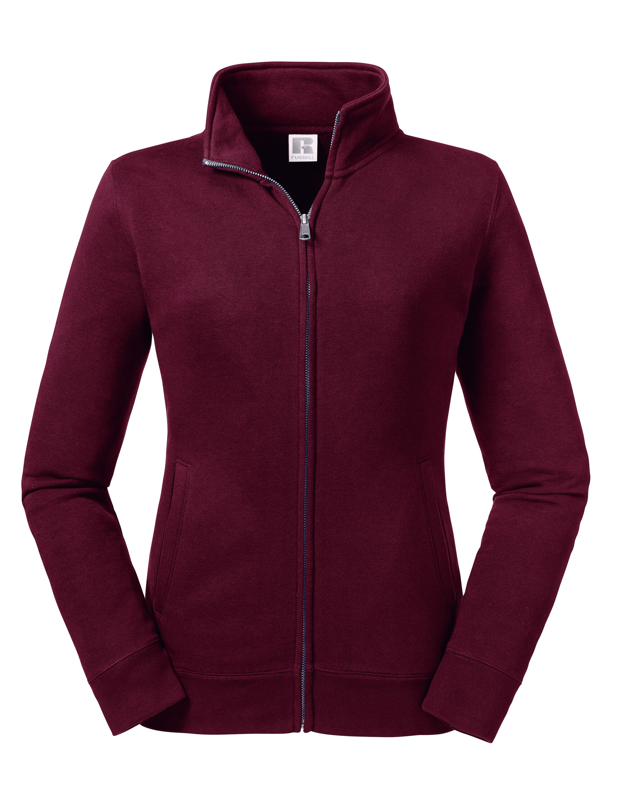 R267F Burgundy Ladies’ Authentic Sweat Jacket R267F Burgundy Ladies’ Authentic Sweat Jacket