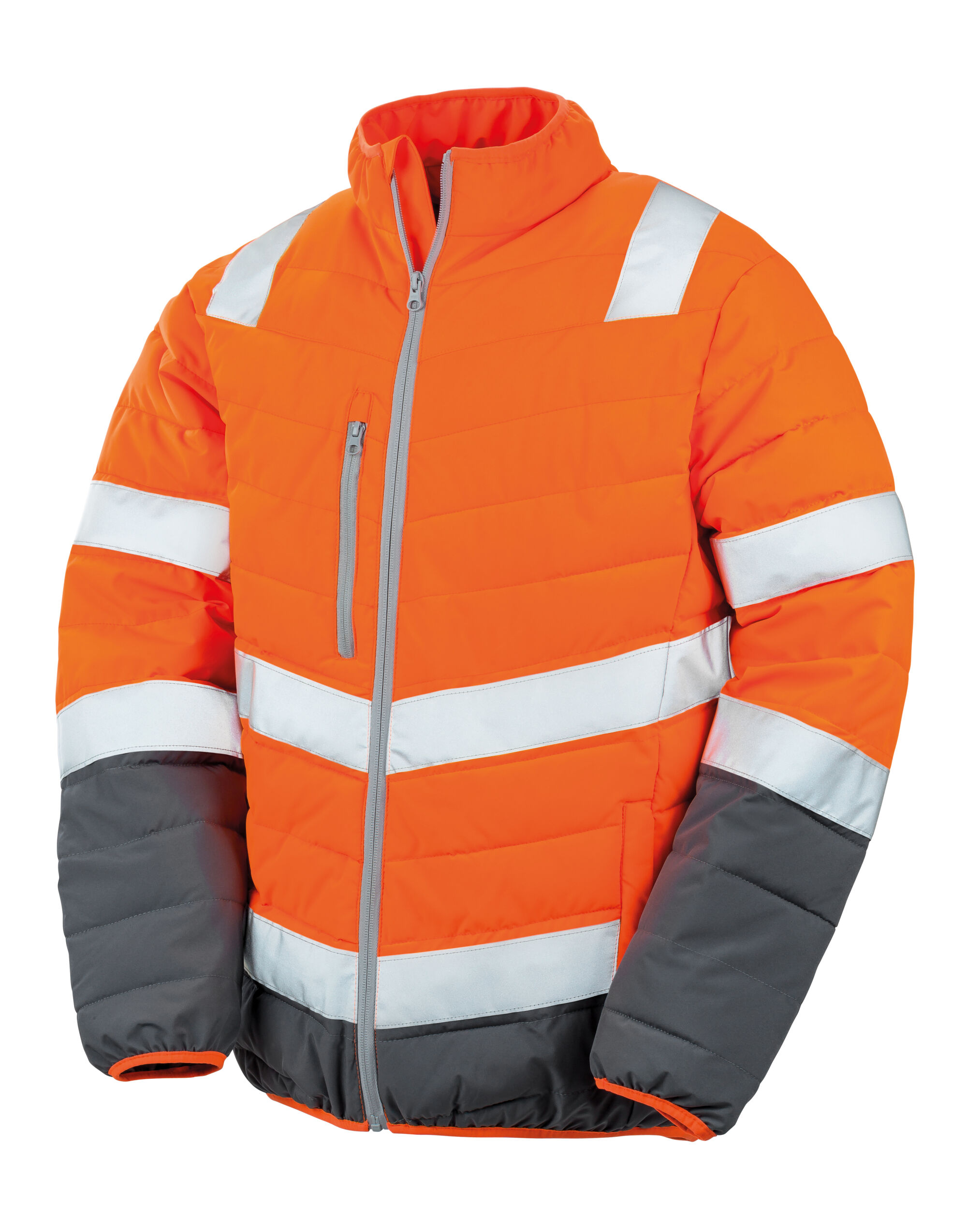 R325M Fluorescent Orange Men’s Soft Padded Safety Jacket R325M Fluorescent Orange Men’s Soft Padded Safety Jacket
