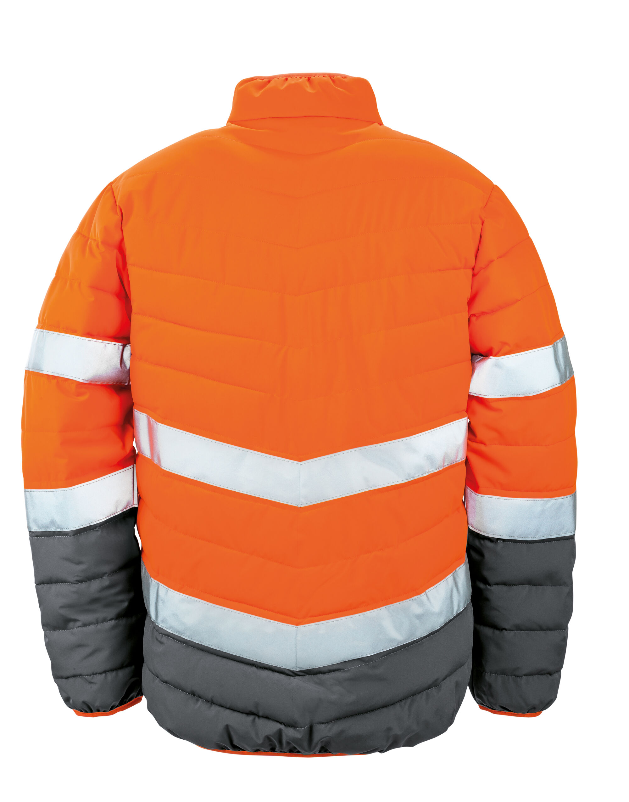 R325M Fluorescent Orange Men’s Soft Padded Safety Jacket